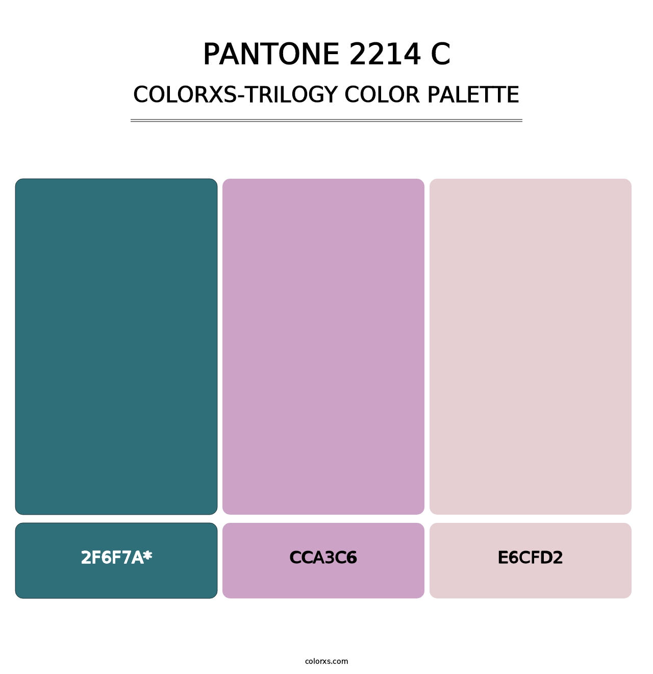 PANTONE 2214 C - Colorxs Trilogy Palette