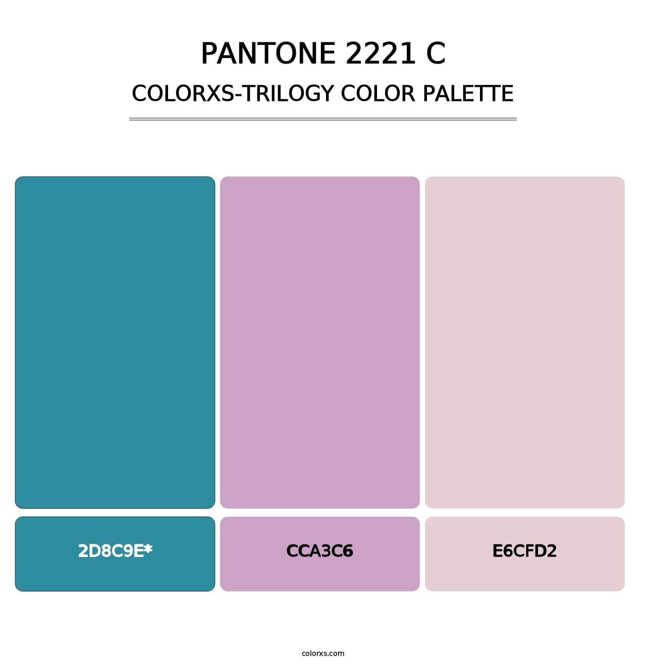 PANTONE 2221 C - Colorxs Trilogy Palette