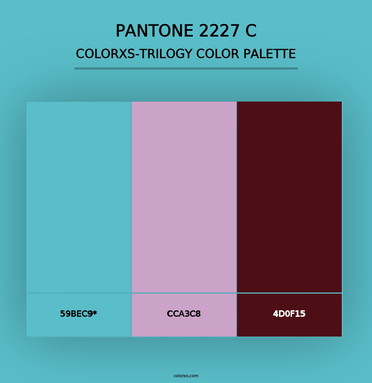 PANTONE 2227 C - Colorxs Trilogy Palette