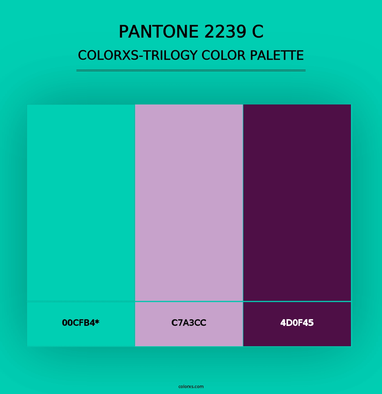 PANTONE 2239 C - Colorxs Trilogy Palette