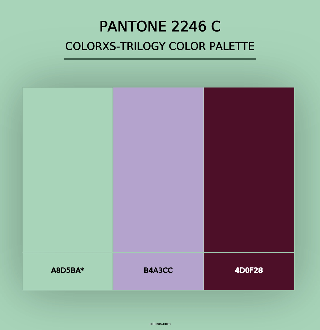 PANTONE 2246 C - Colorxs Trilogy Palette