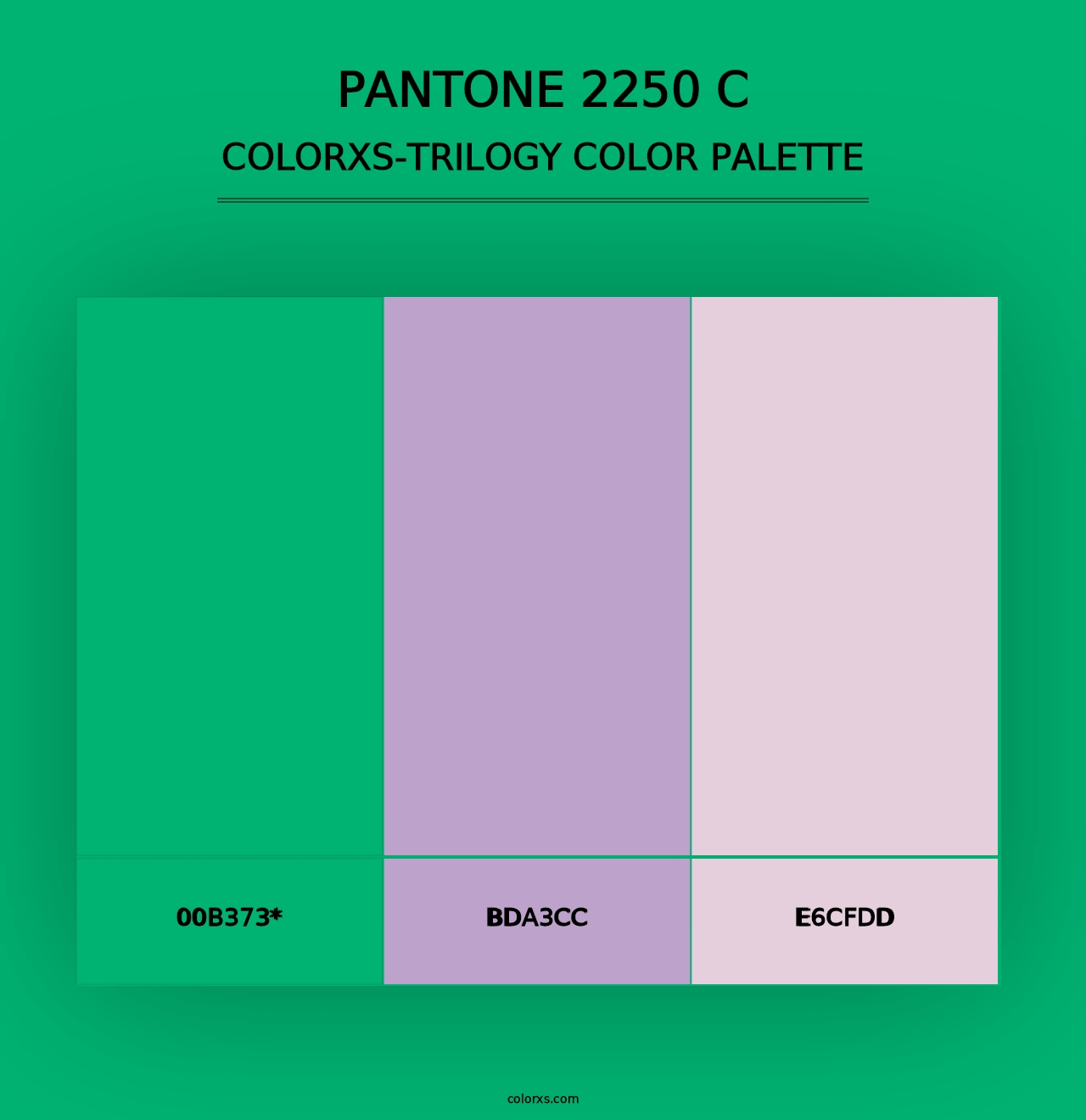 PANTONE 2250 C - Colorxs Trilogy Palette