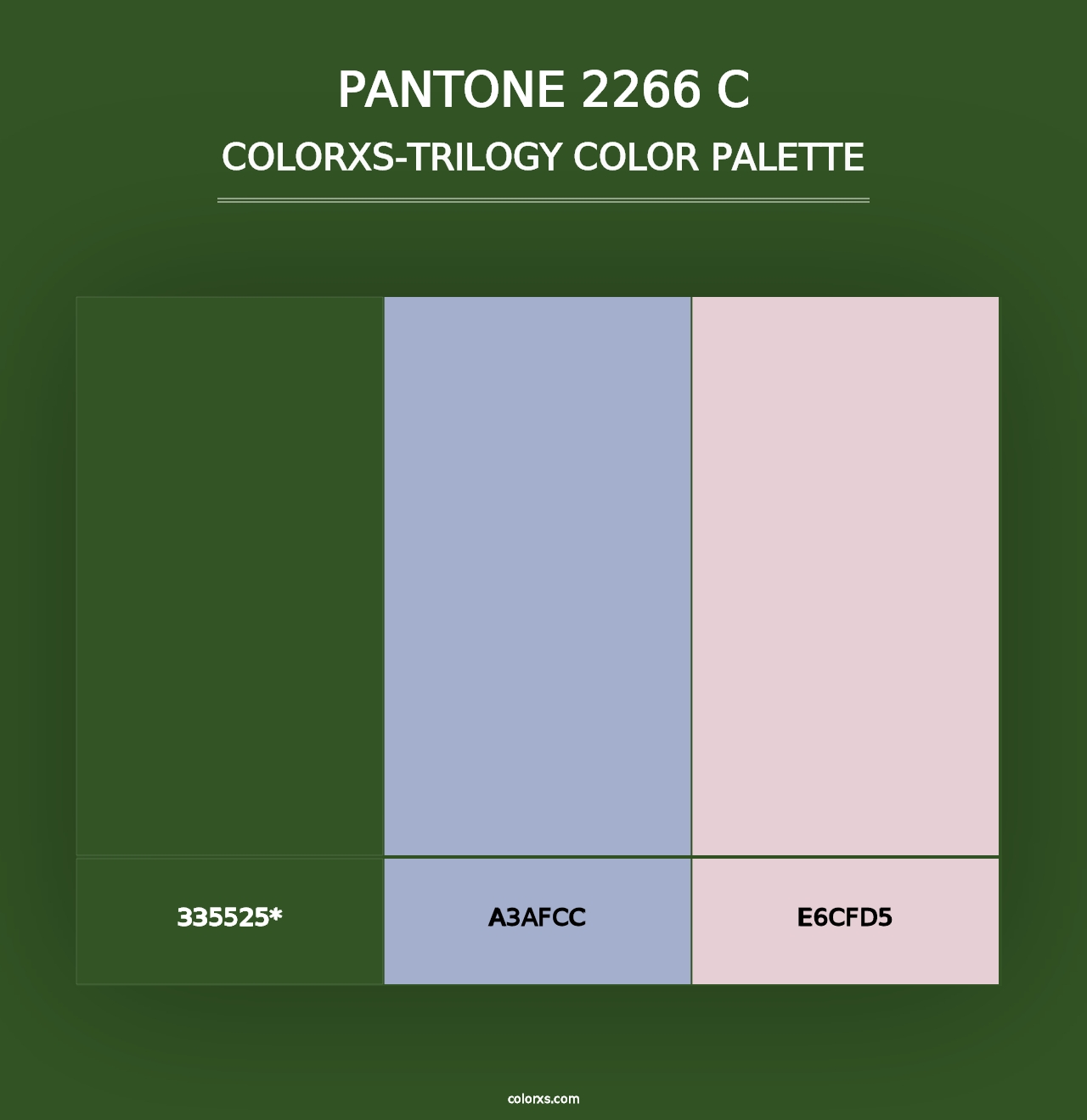 PANTONE 2266 C - Colorxs Trilogy Palette