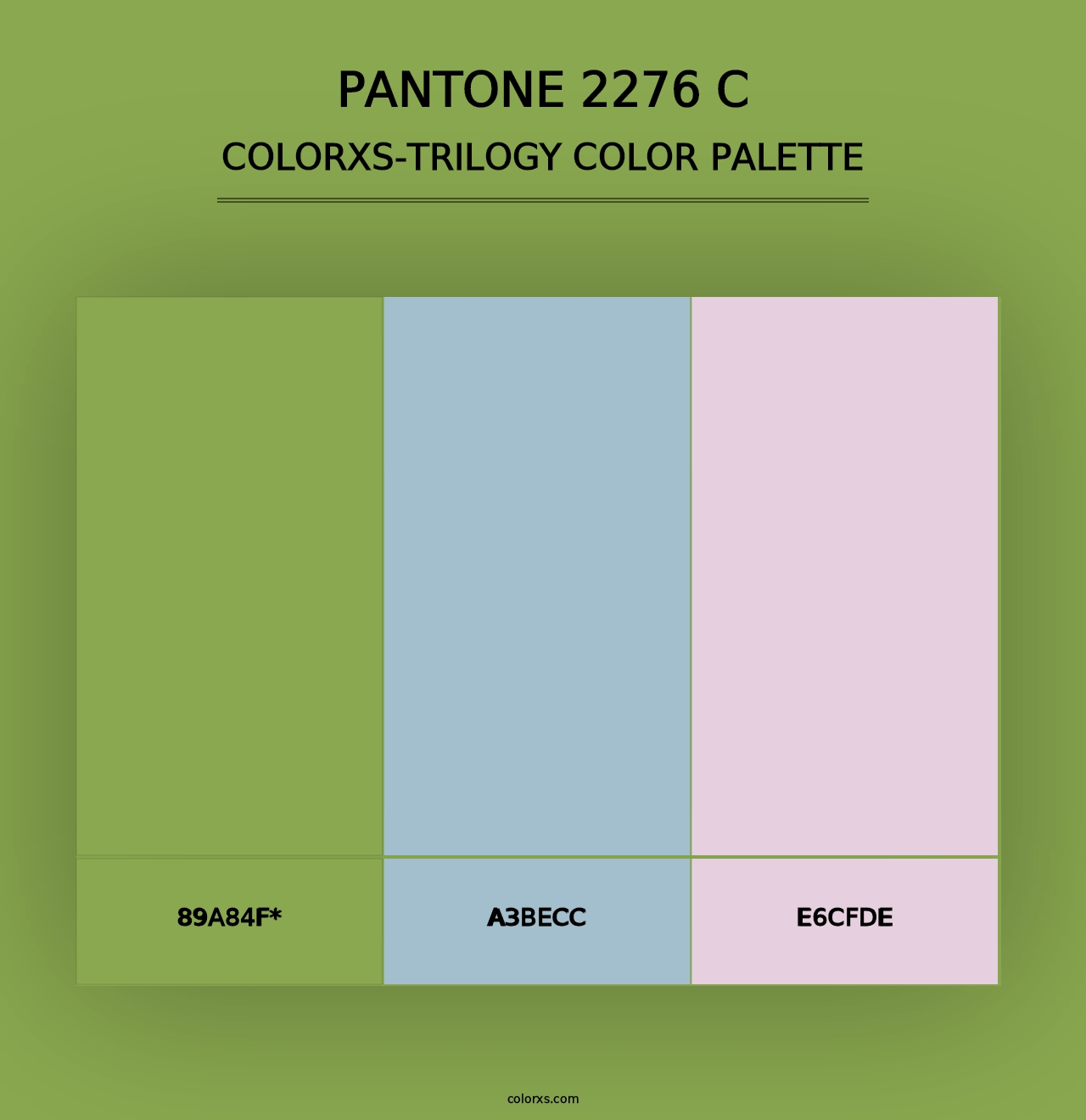 PANTONE 2276 C - Colorxs Trilogy Palette