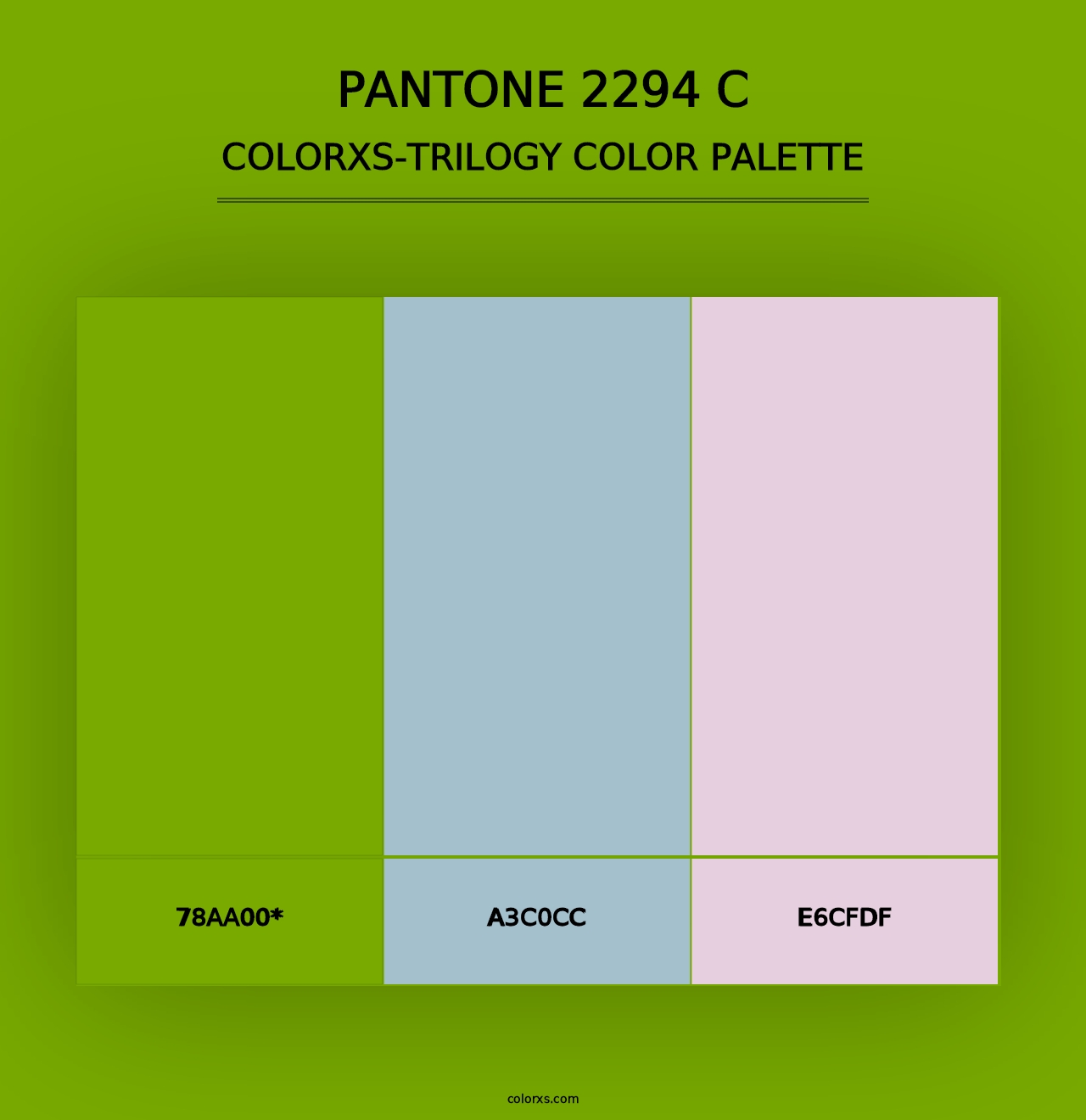 PANTONE 2294 C - Colorxs Trilogy Palette