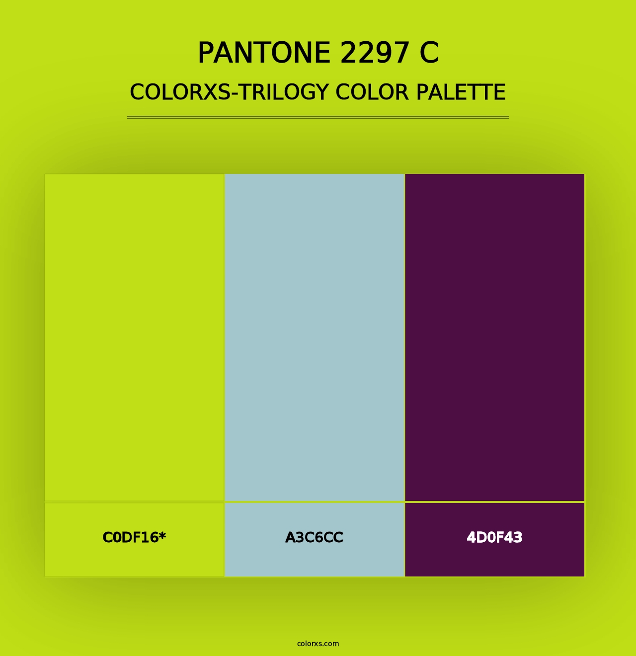 PANTONE 2297 C - Colorxs Trilogy Palette