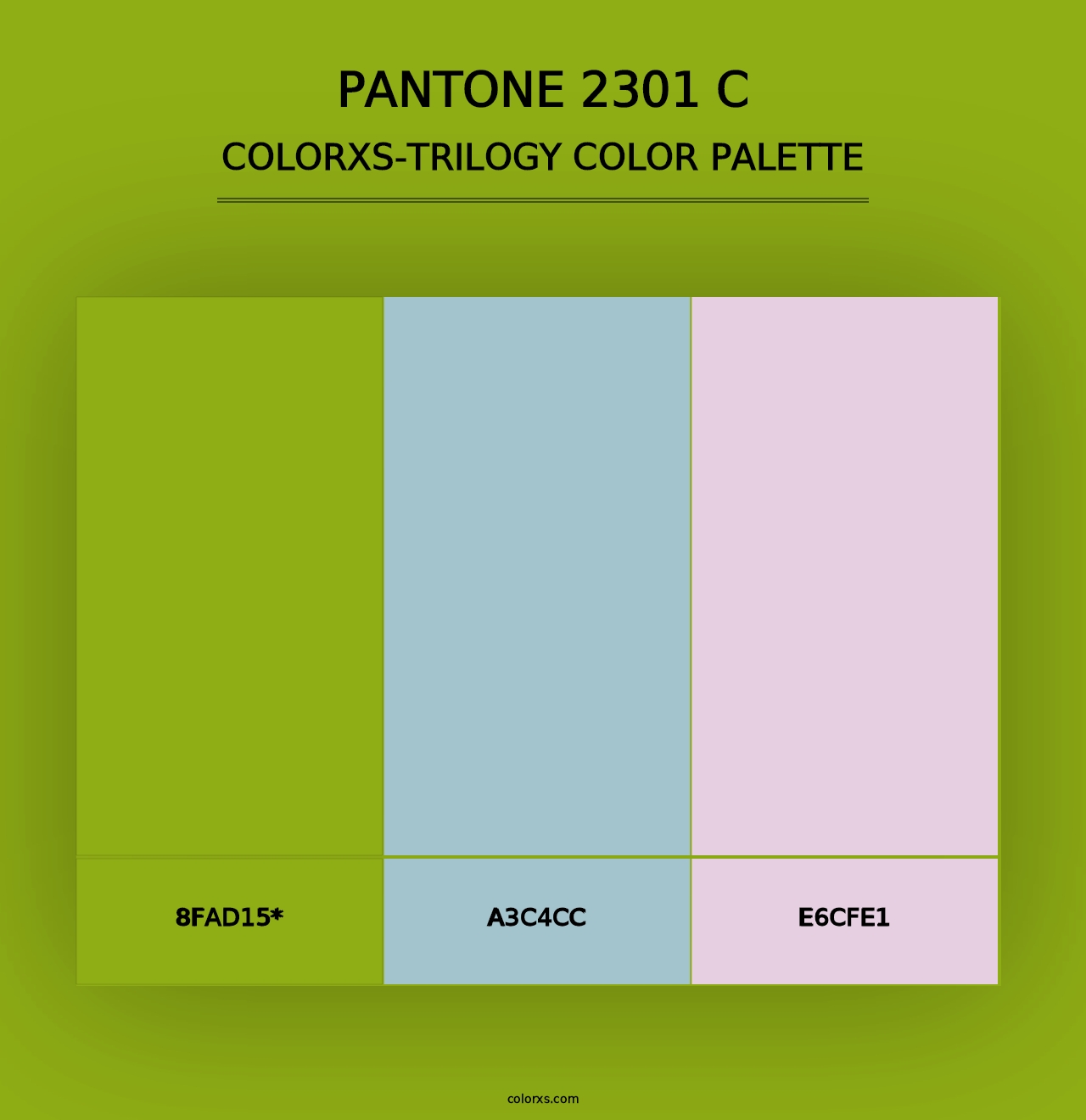 PANTONE 2301 C - Colorxs Trilogy Palette