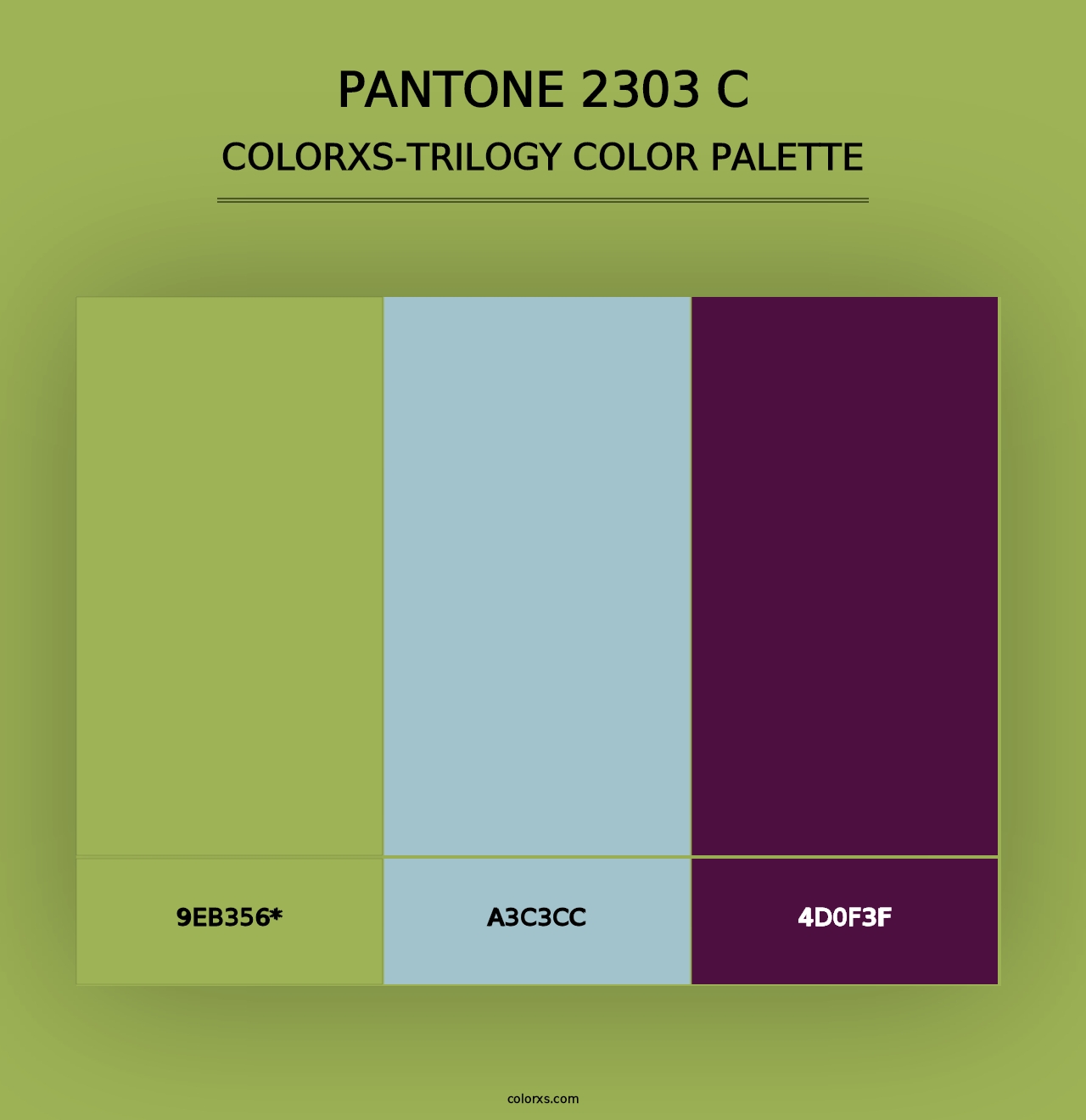 PANTONE 2303 C - Colorxs Trilogy Palette