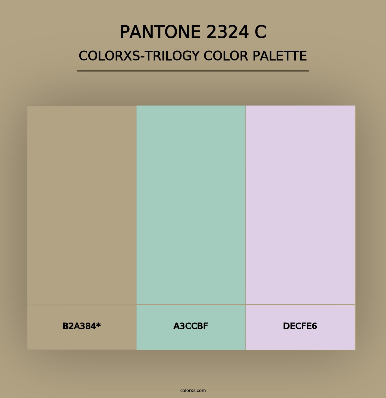 PANTONE 2324 C - Colorxs Trilogy Palette