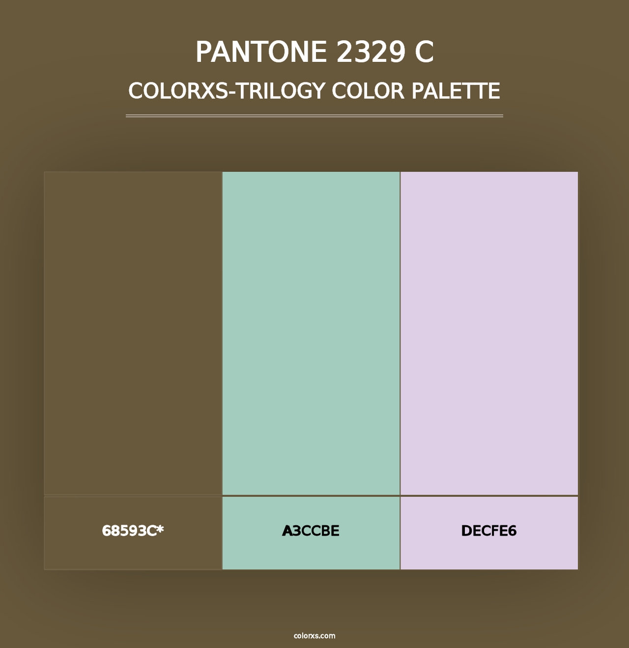 PANTONE 2329 C - Colorxs Trilogy Palette