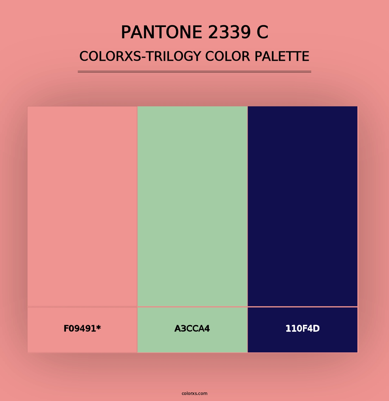 PANTONE 2339 C - Colorxs Trilogy Palette