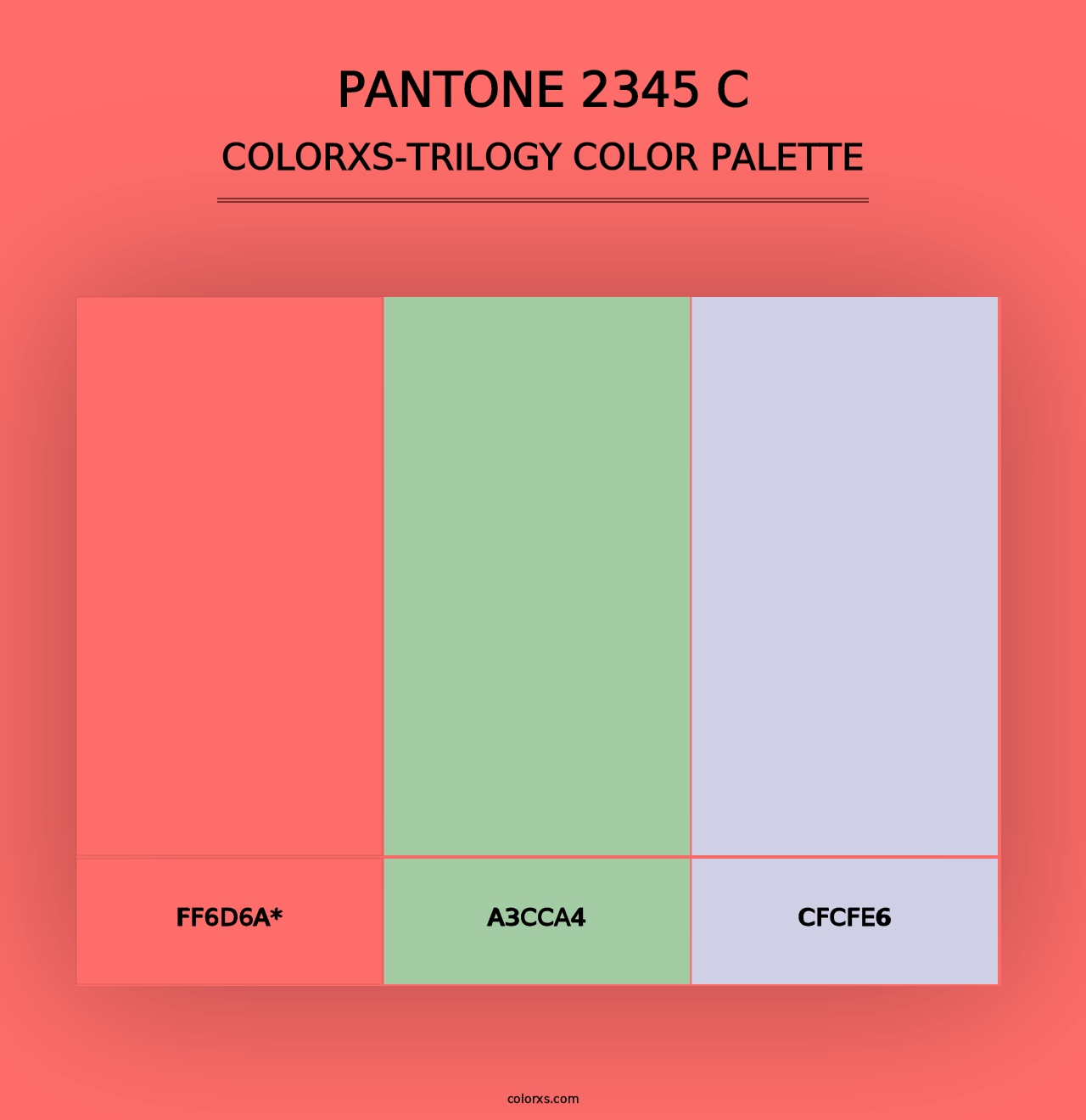 PANTONE 2345 C - Colorxs Trilogy Palette