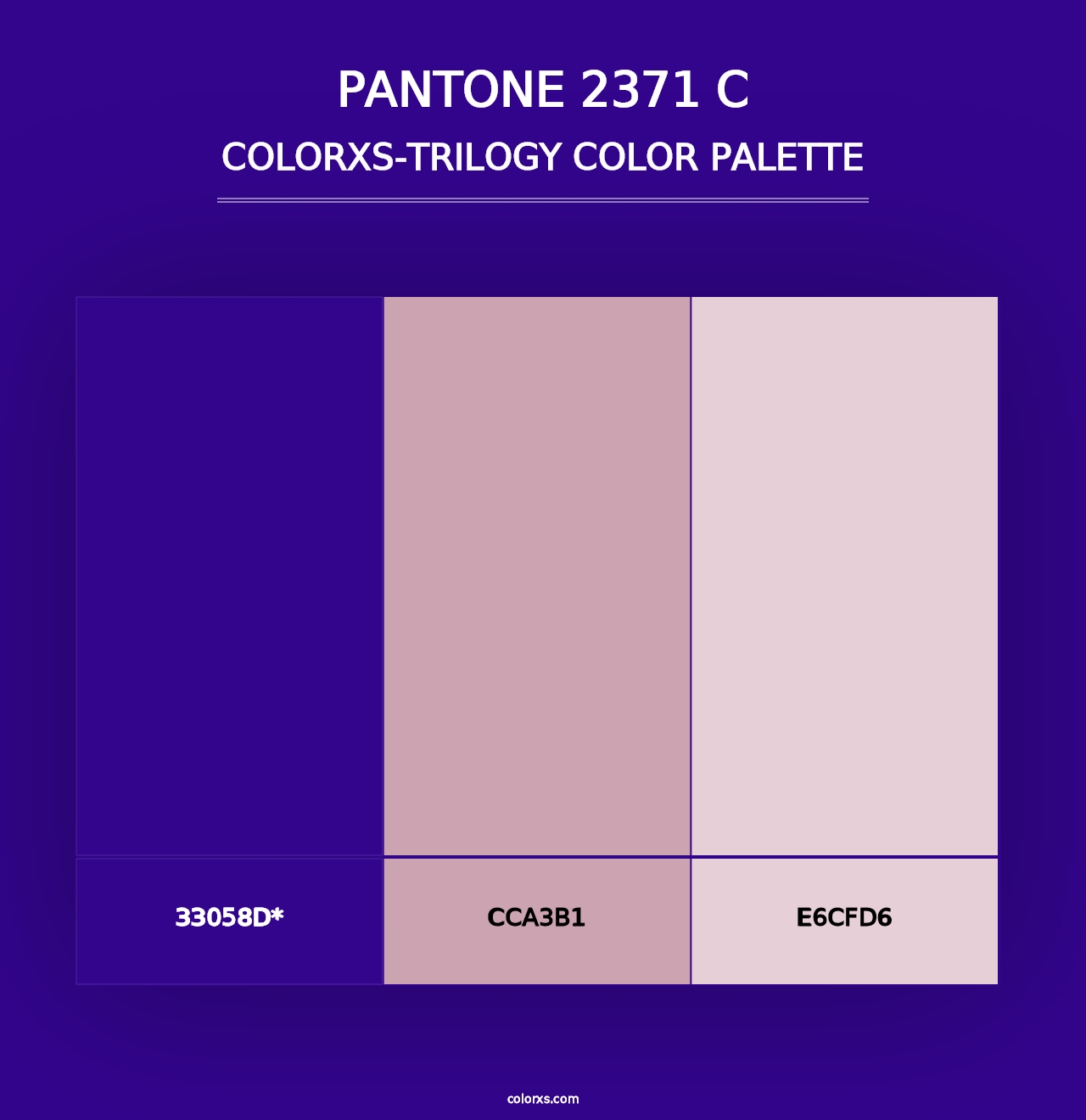 PANTONE 2371 C - Colorxs Trilogy Palette