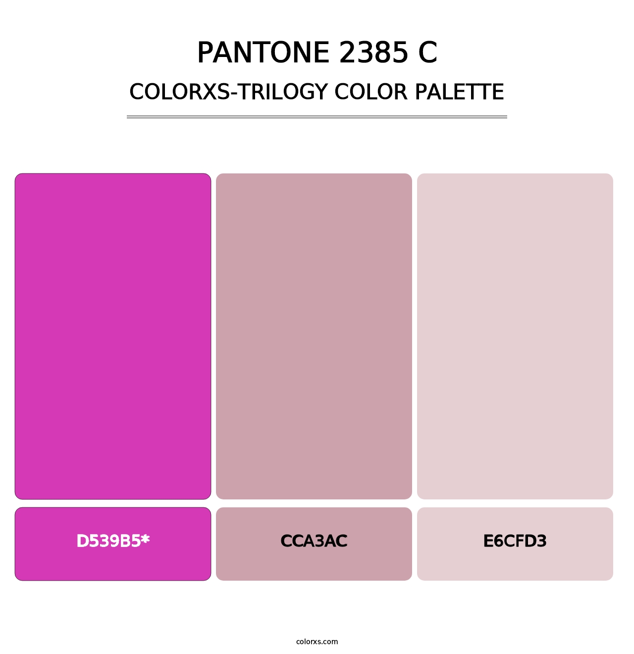 PANTONE 2385 C - Colorxs Trilogy Palette