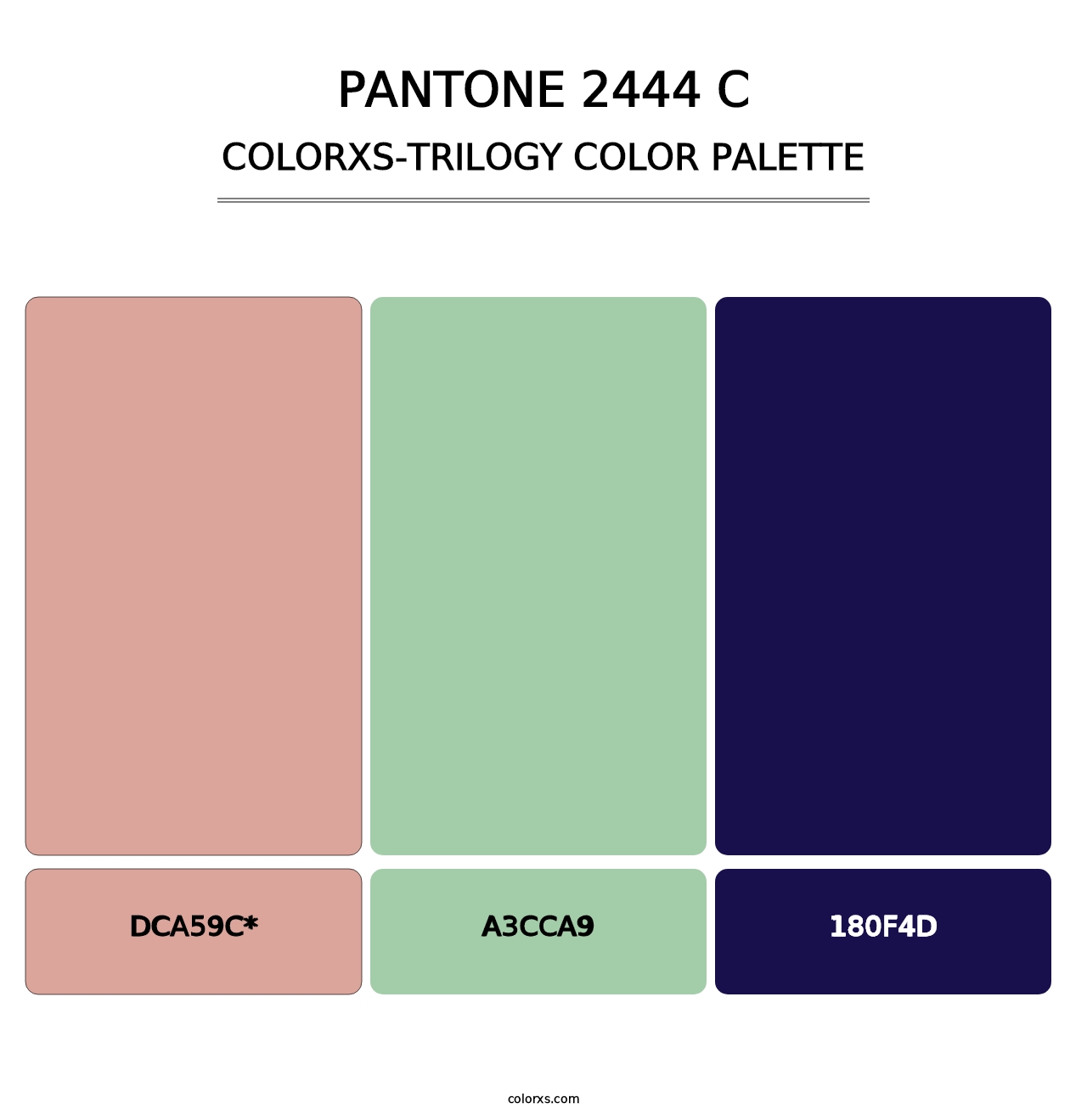 PANTONE 2444 C - Colorxs Trilogy Palette