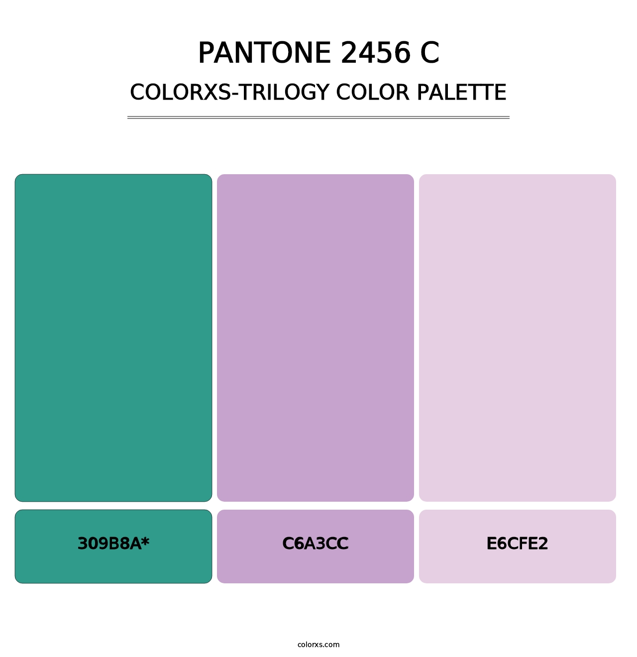 PANTONE 2456 C - Colorxs Trilogy Palette