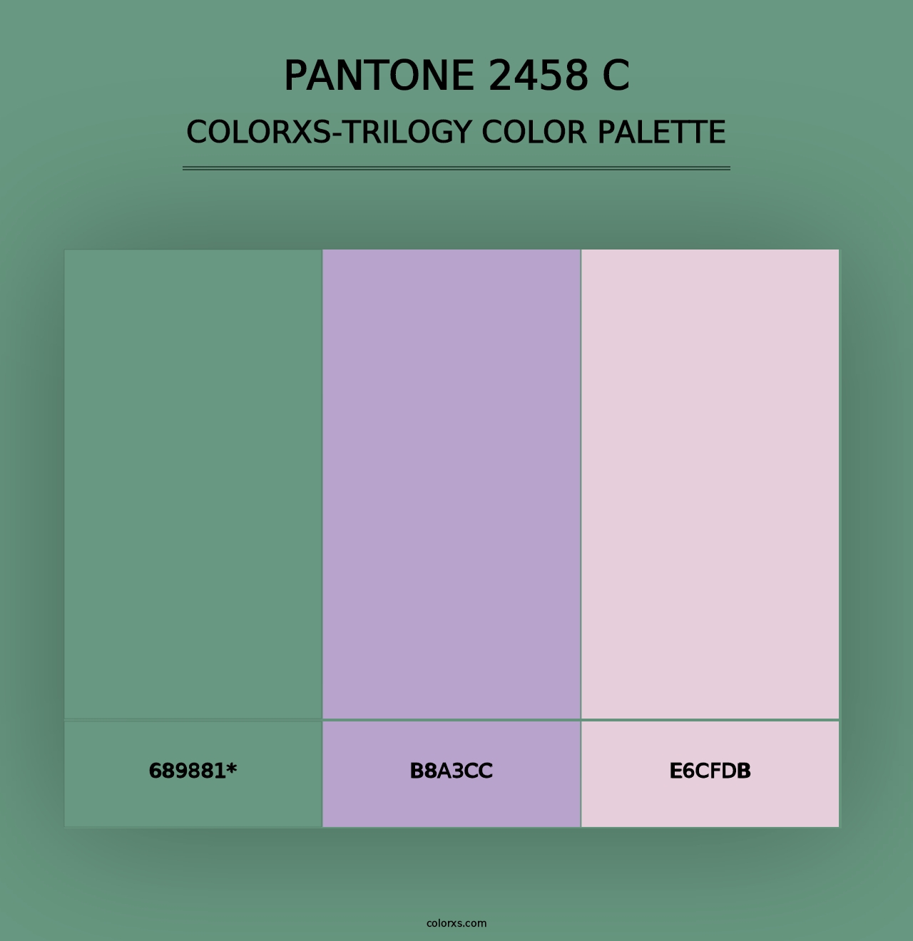 PANTONE 2458 C - Colorxs Trilogy Palette