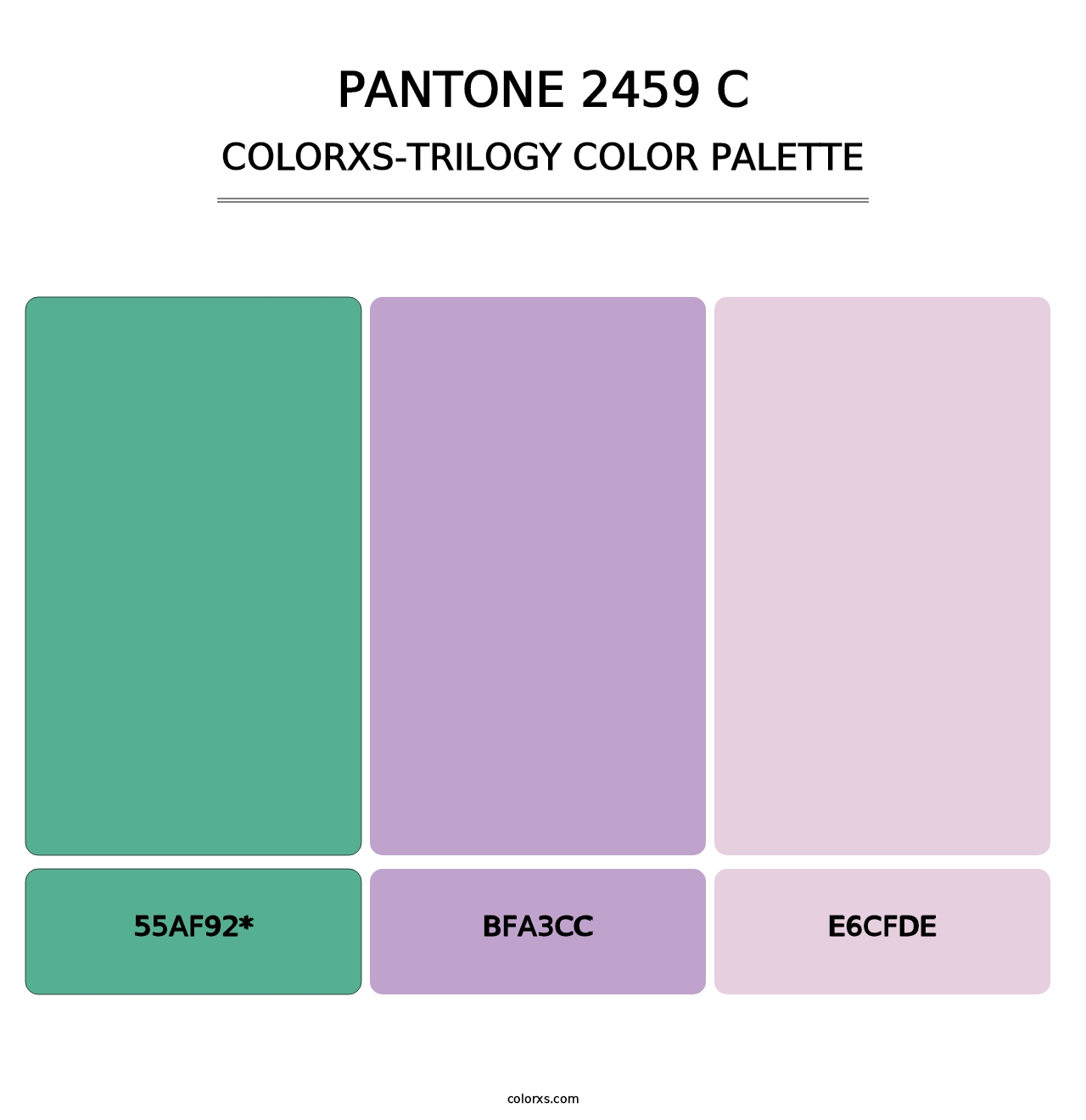 PANTONE 2459 C - Colorxs Trilogy Palette