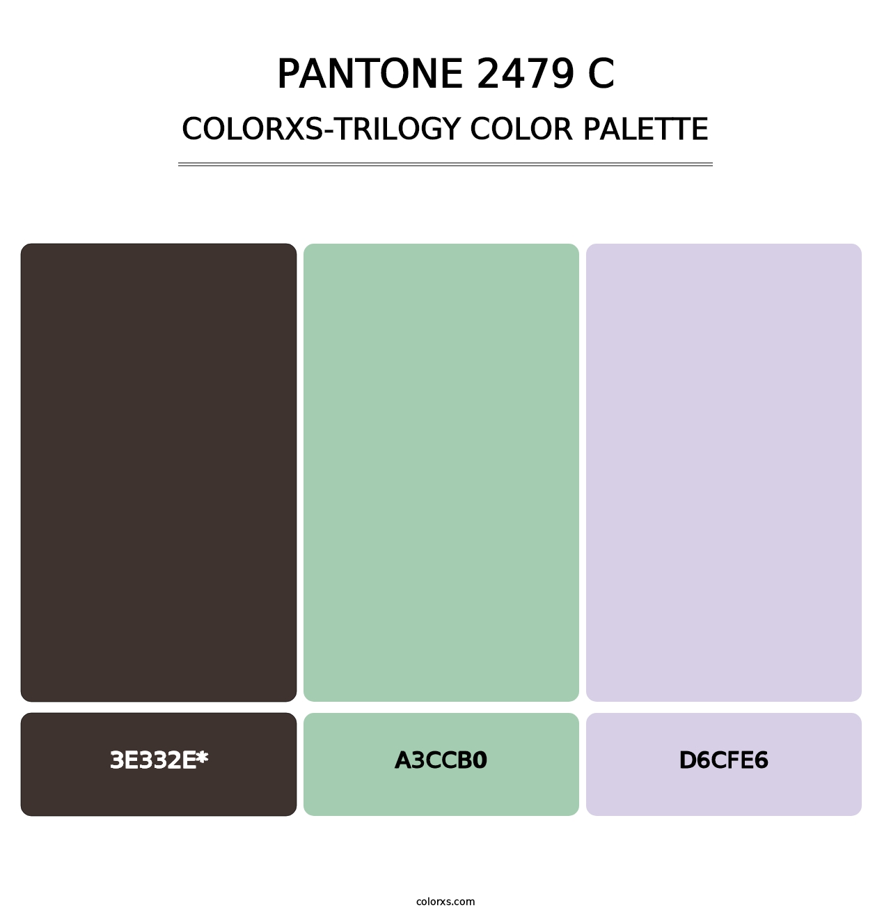 PANTONE 2479 C - Colorxs Trilogy Palette