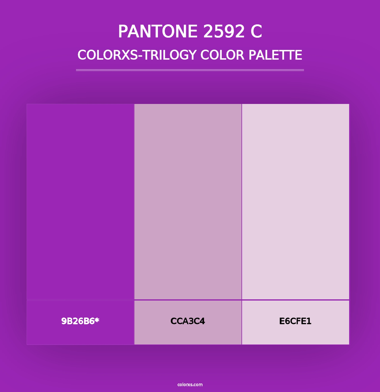 PANTONE 2592 C - Colorxs Trilogy Palette