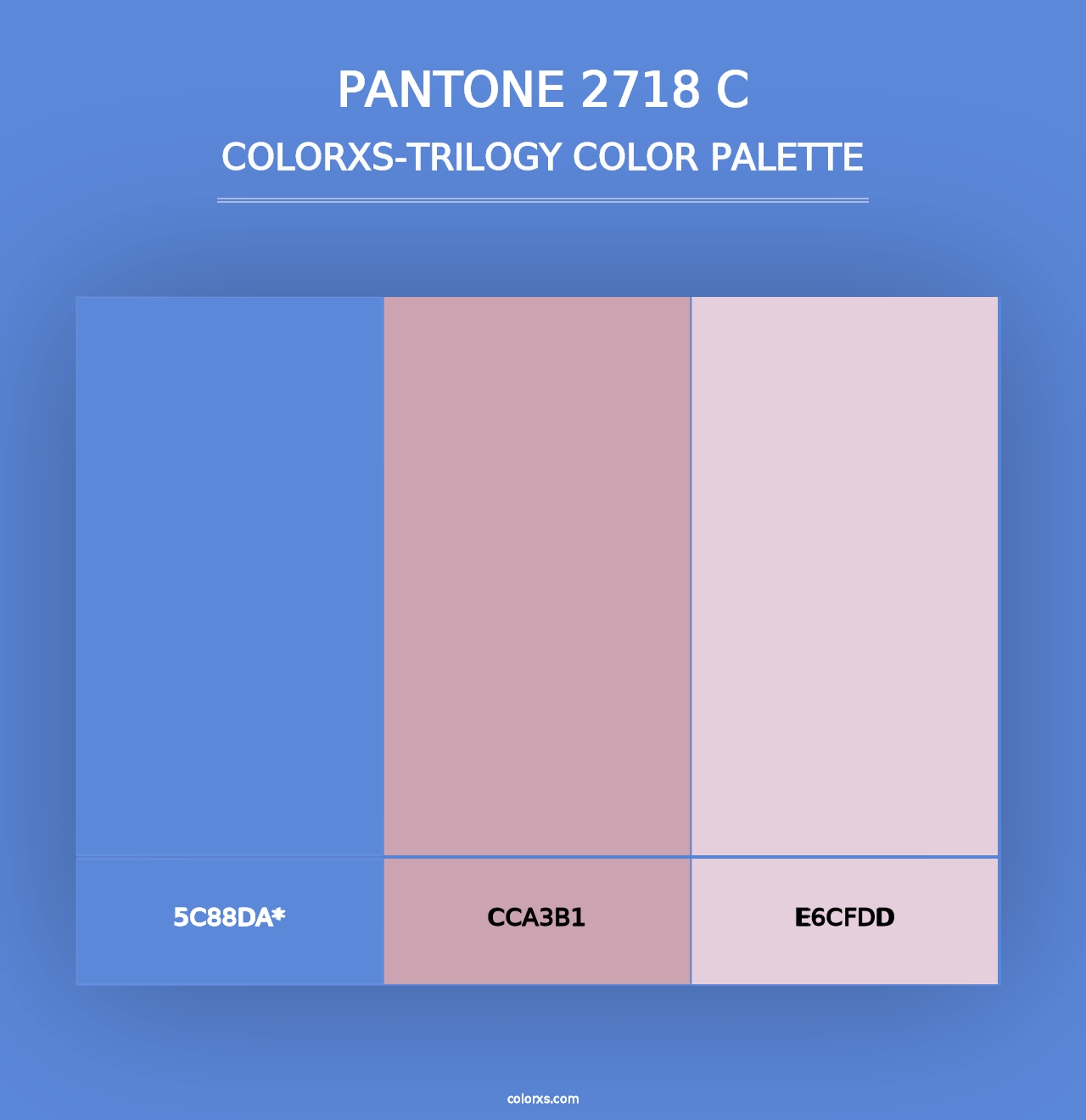 PANTONE 2718 C - Colorxs Trilogy Palette