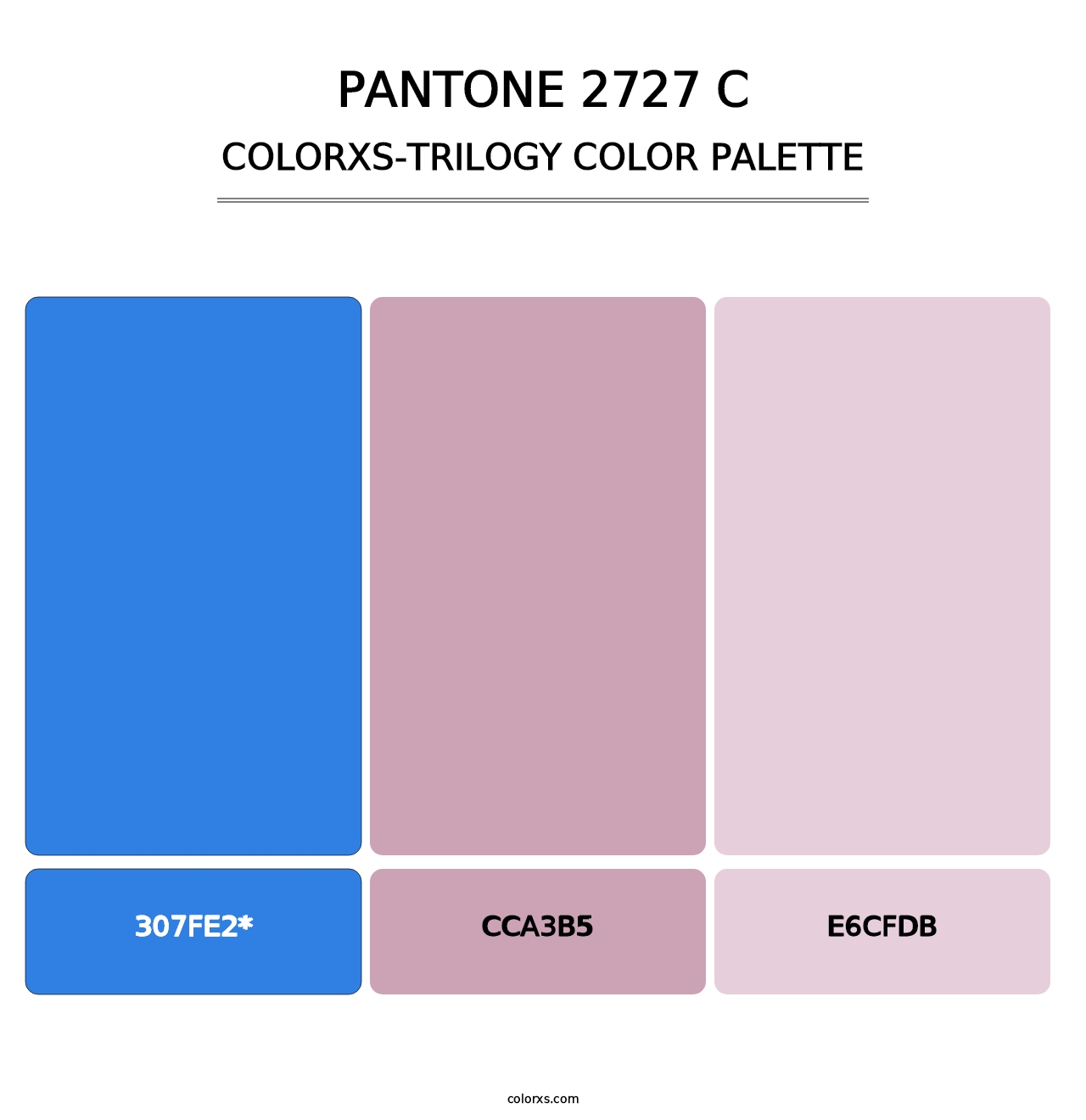 PANTONE 2727 C - Colorxs Trilogy Palette