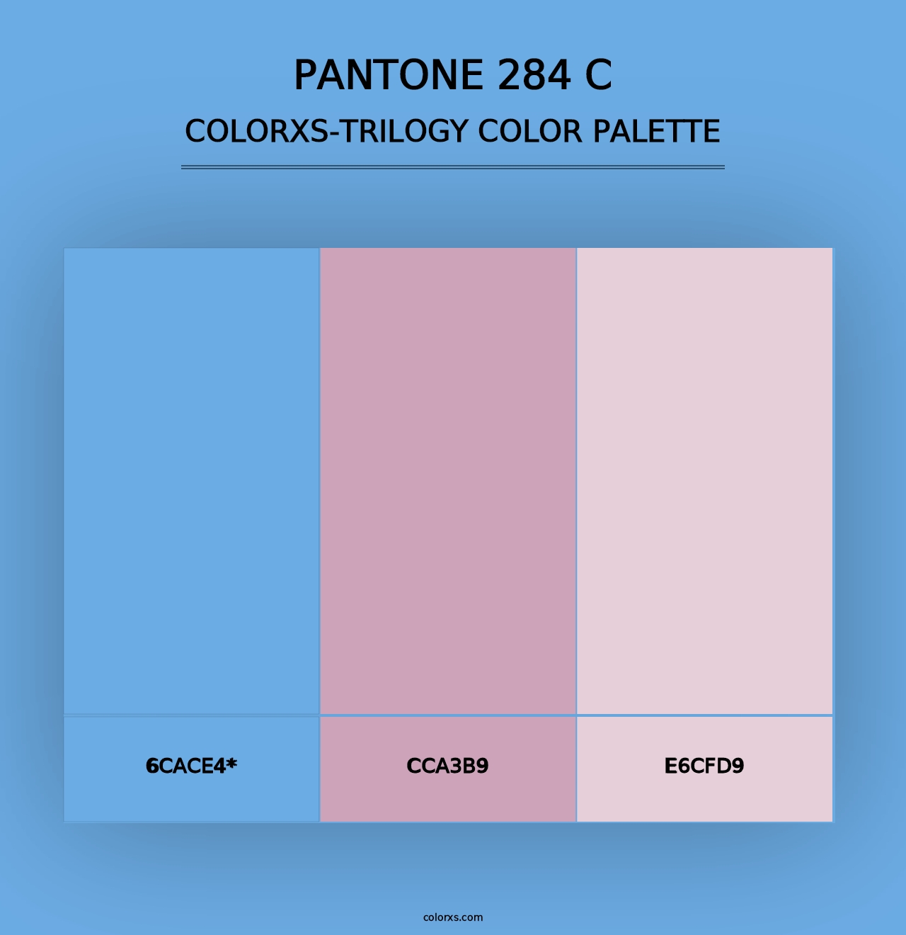 PANTONE 284 C - Colorxs Trilogy Palette