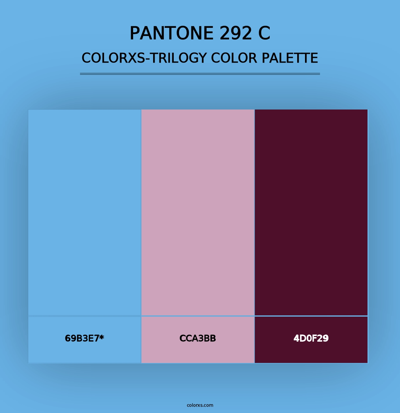 PANTONE 292 C - Colorxs Trilogy Palette