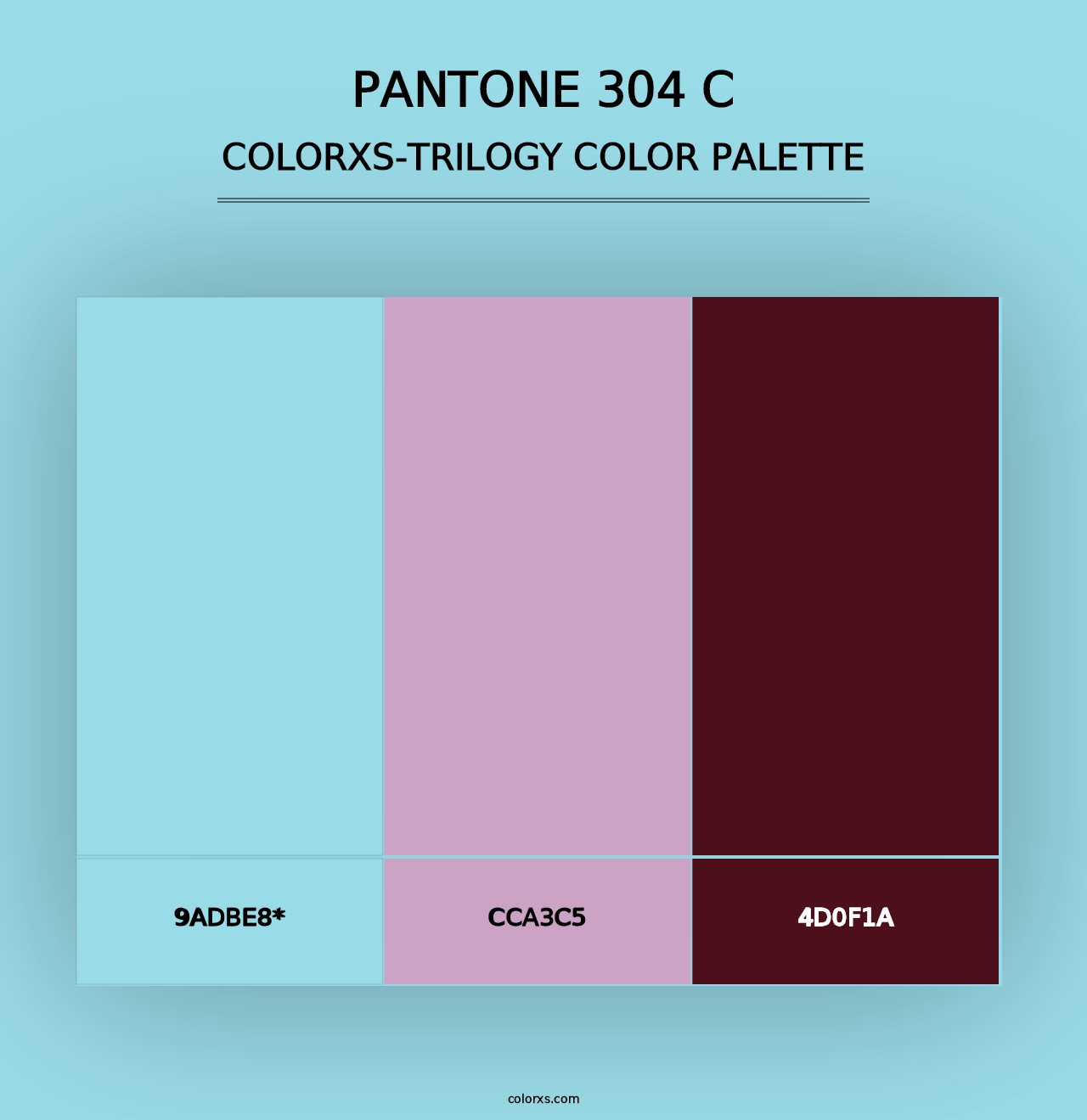 PANTONE 304 C - Colorxs Trilogy Palette