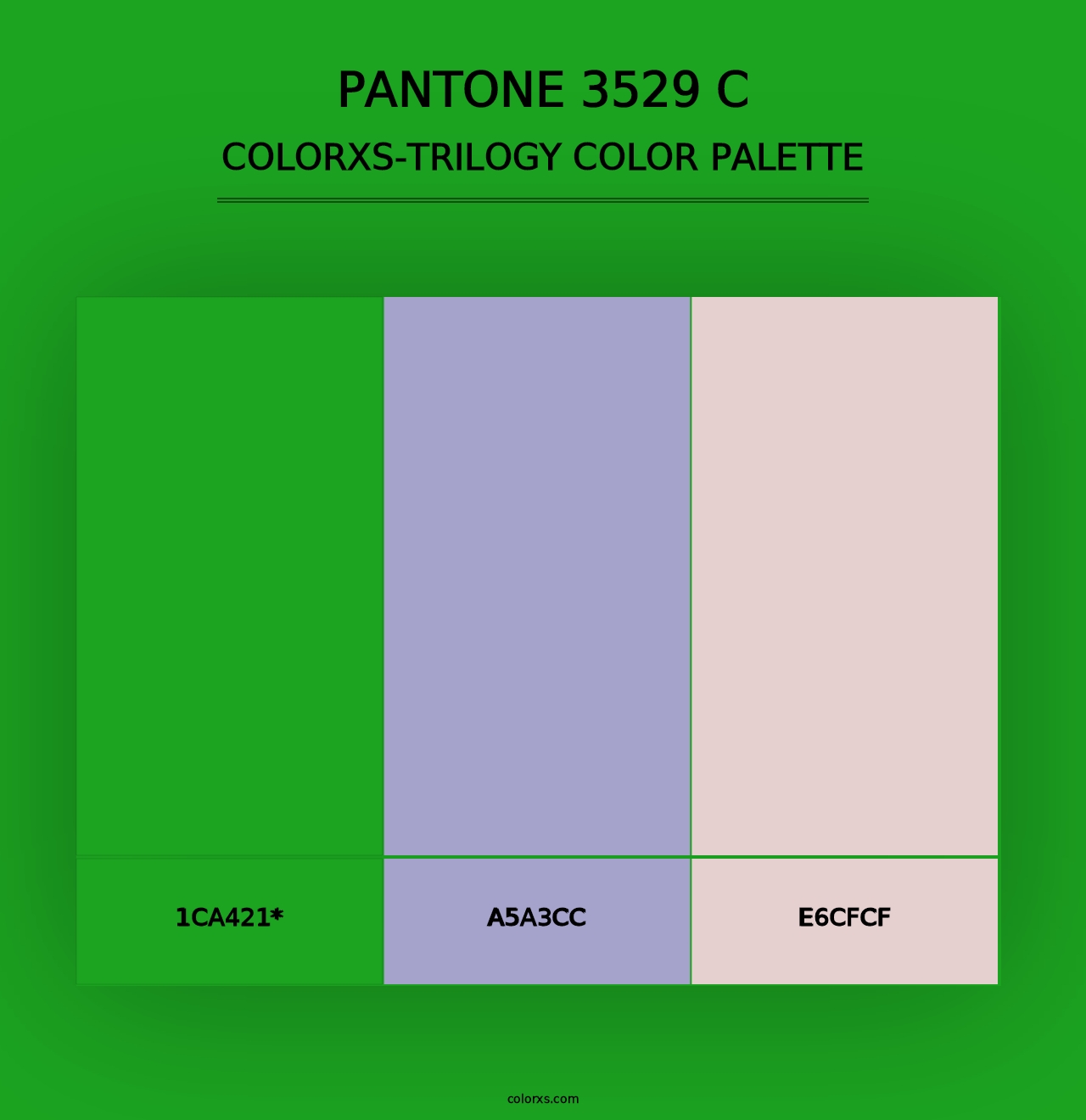 PANTONE 3529 C - Colorxs Trilogy Palette