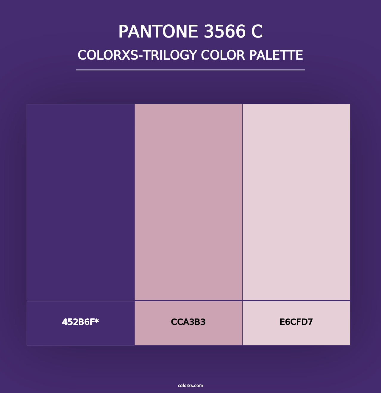 PANTONE 3566 C - Colorxs Trilogy Palette