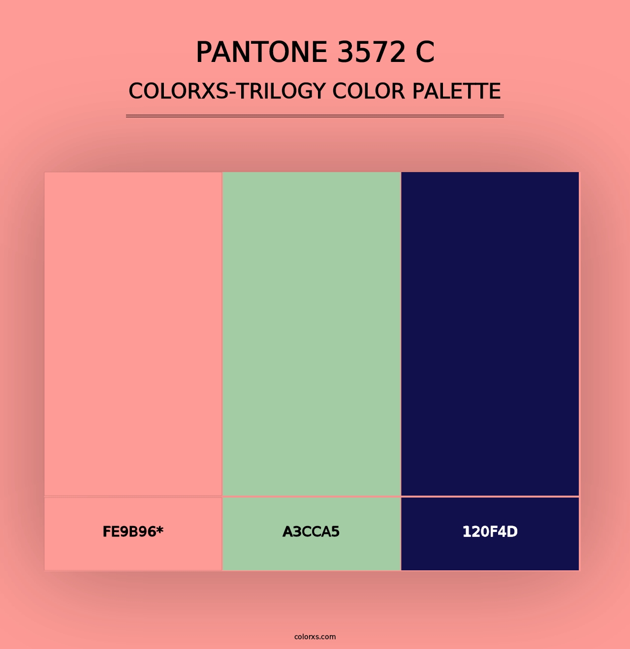 PANTONE 3572 C - Colorxs Trilogy Palette