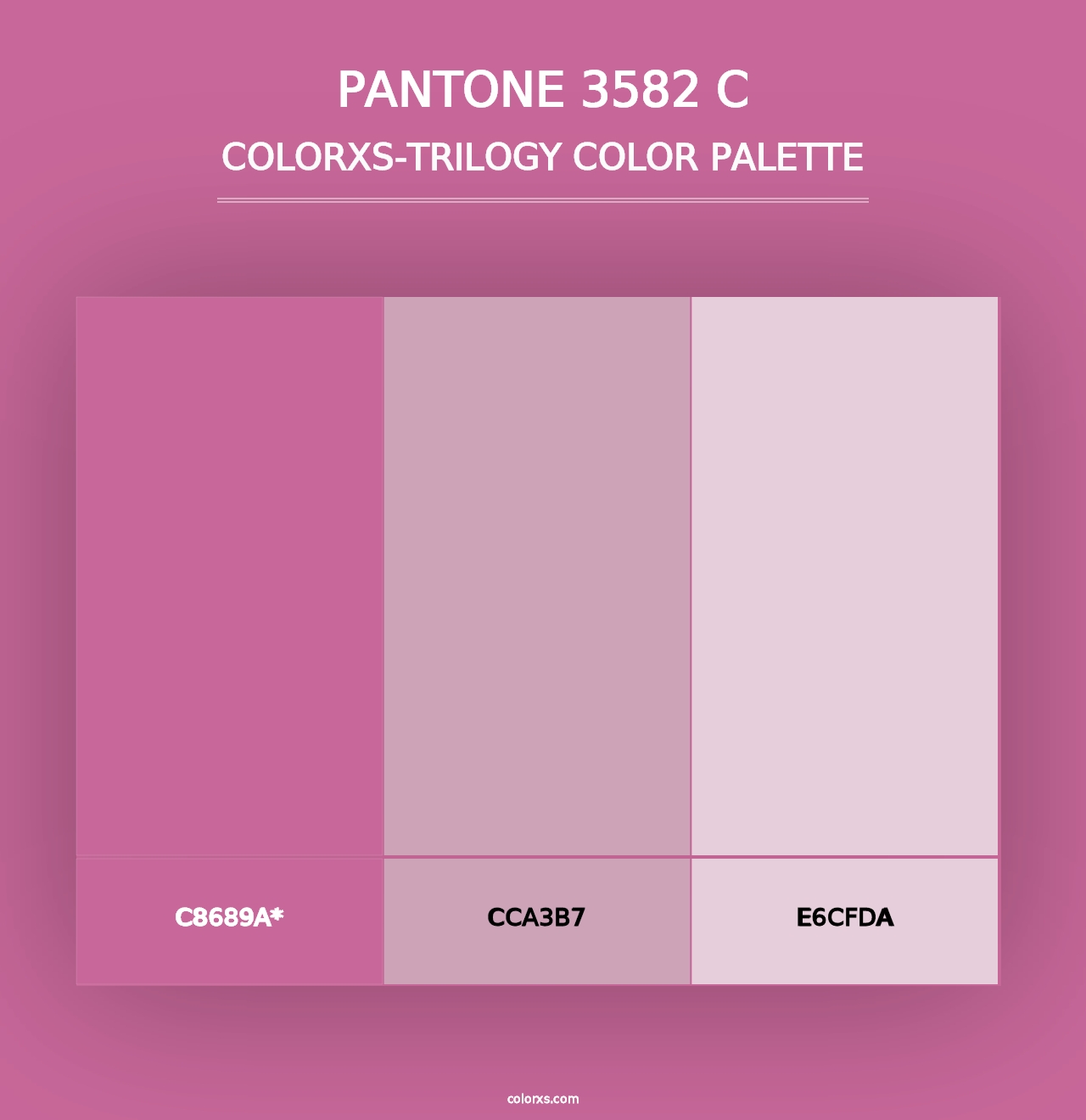 PANTONE 3582 C - Colorxs Trilogy Palette