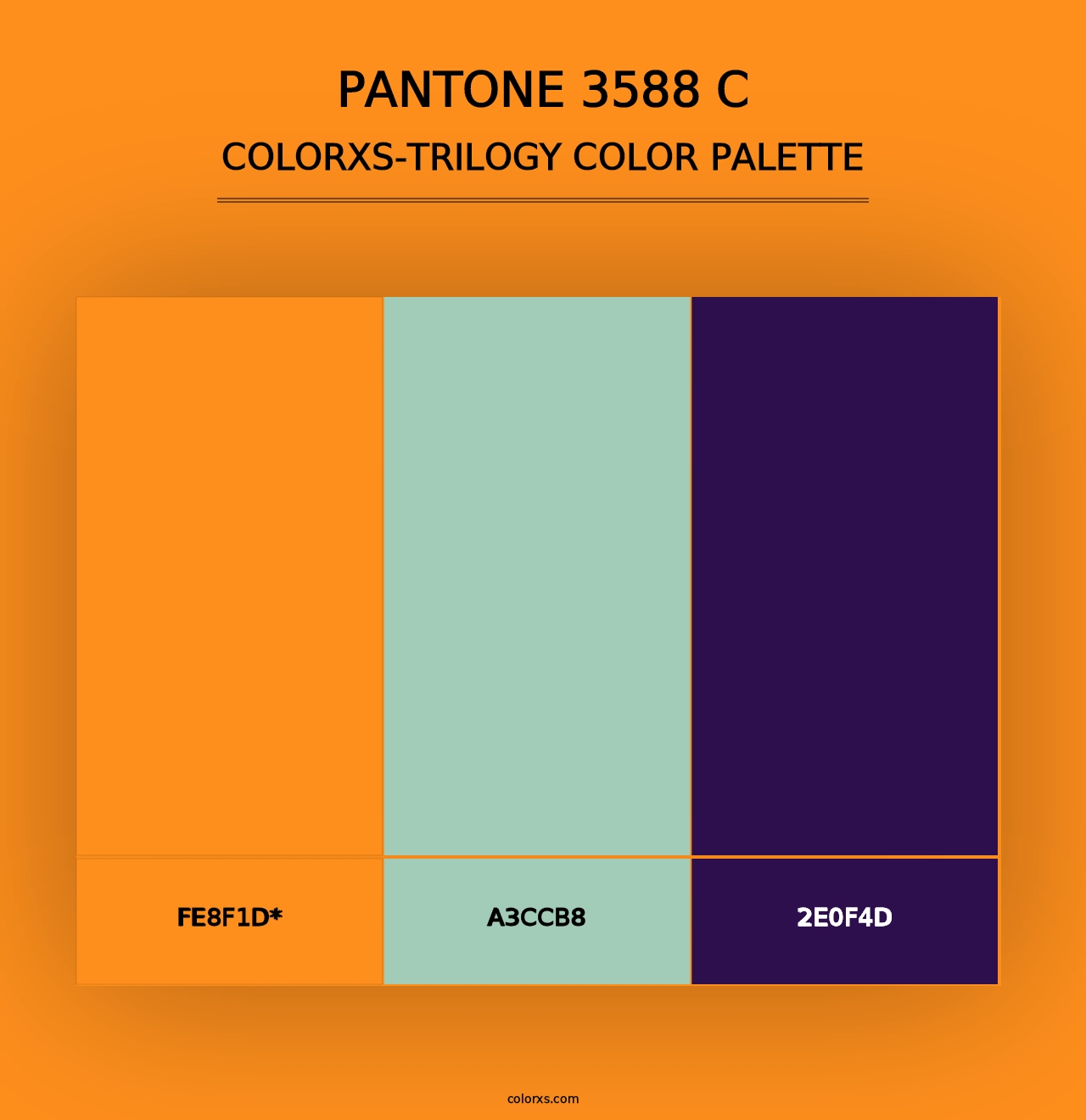 PANTONE 3588 C - Colorxs Trilogy Palette