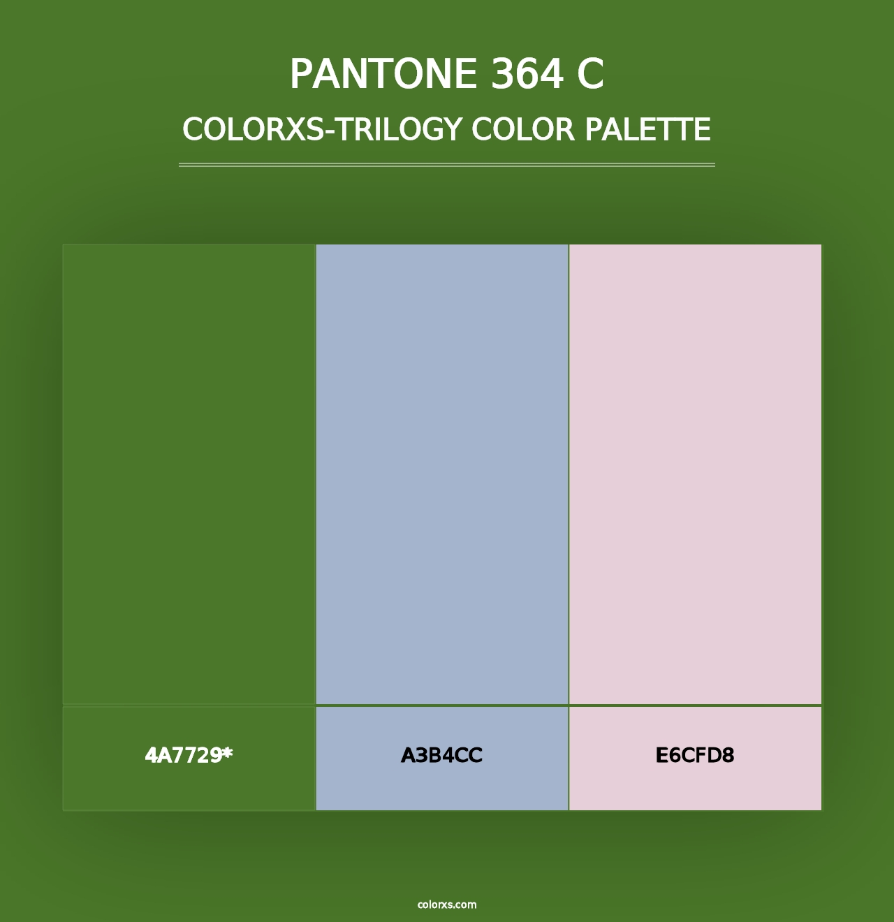 PANTONE 364 C - Colorxs Trilogy Palette