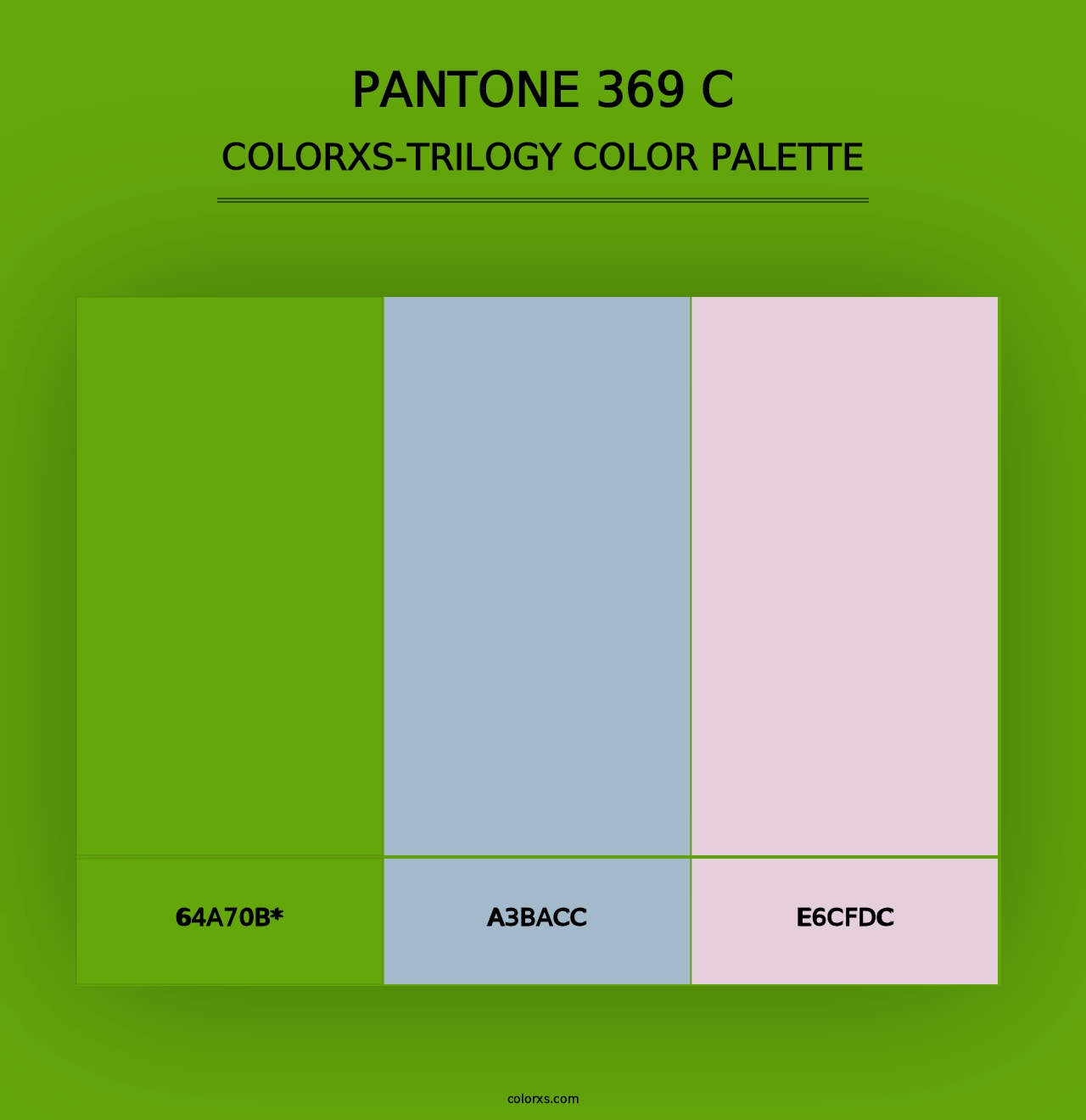 PANTONE 369 C - Colorxs Trilogy Palette