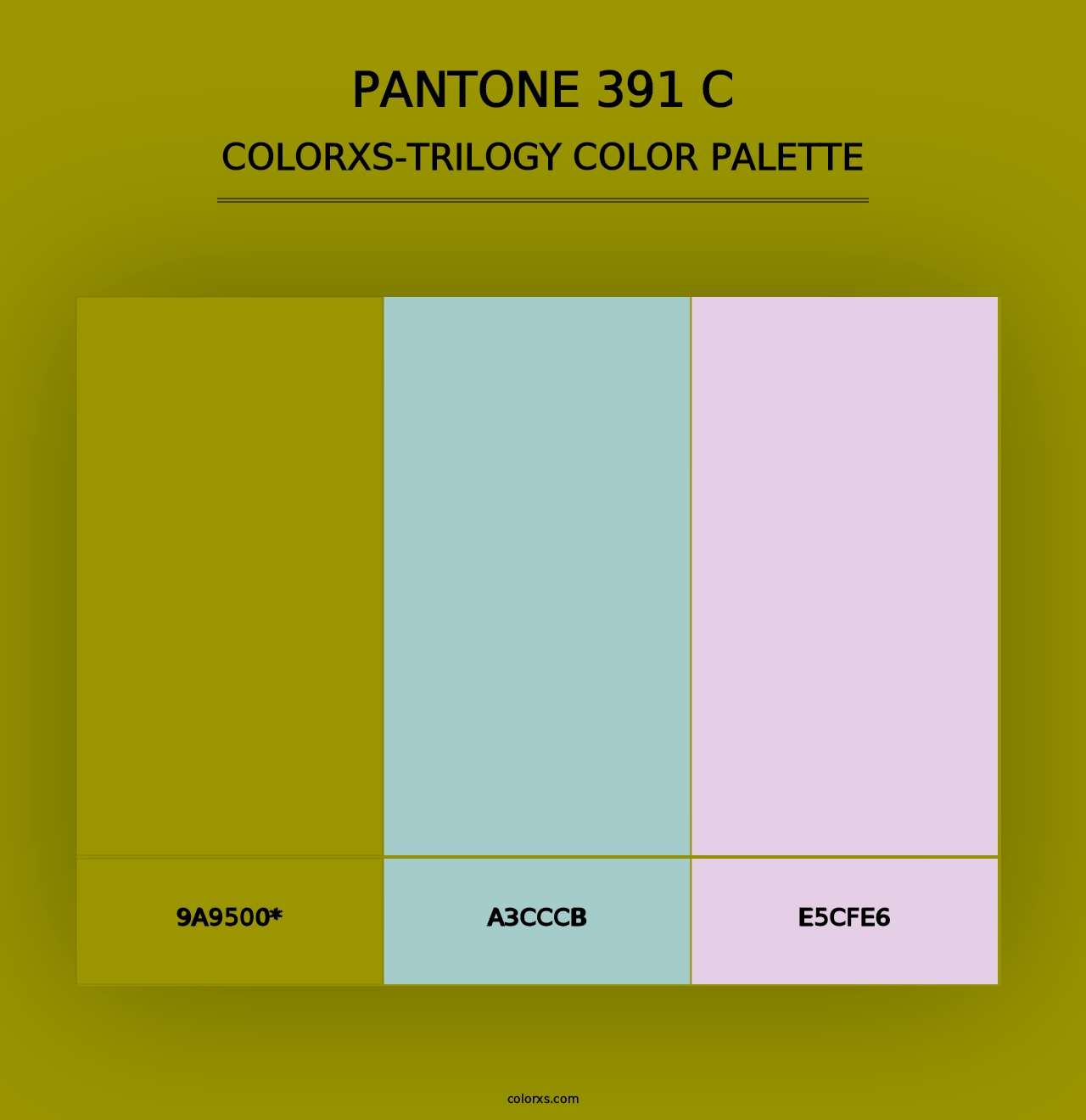 PANTONE 391 C - Colorxs Trilogy Palette