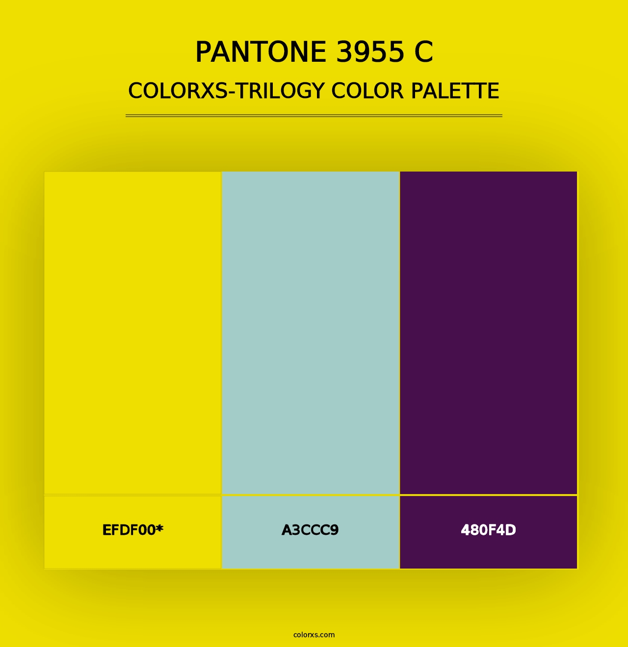 PANTONE 3955 C - Colorxs Trilogy Palette