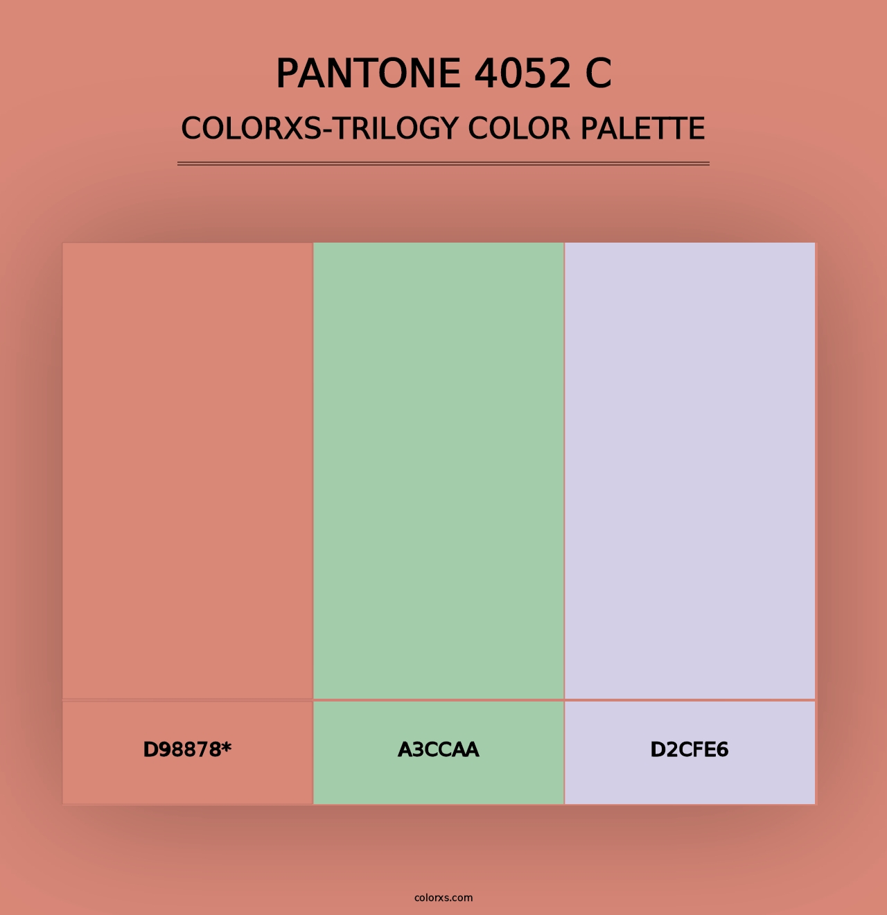 PANTONE 4052 C - Colorxs Trilogy Palette