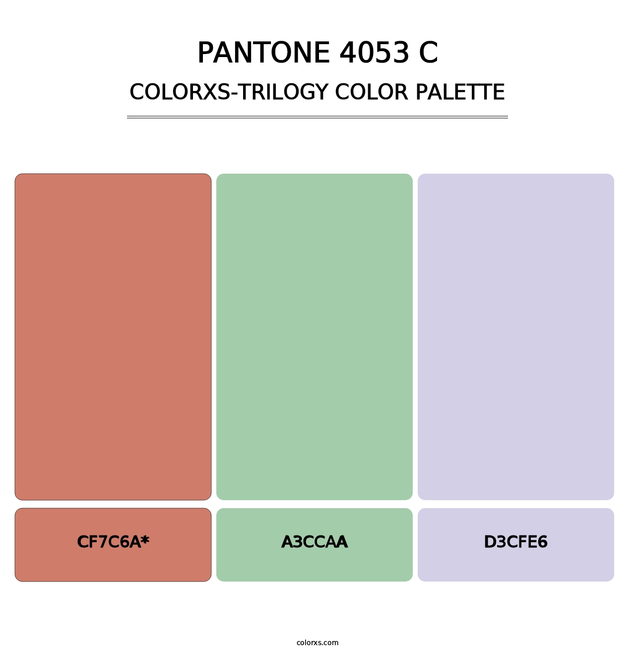 PANTONE 4053 C - Colorxs Trilogy Palette