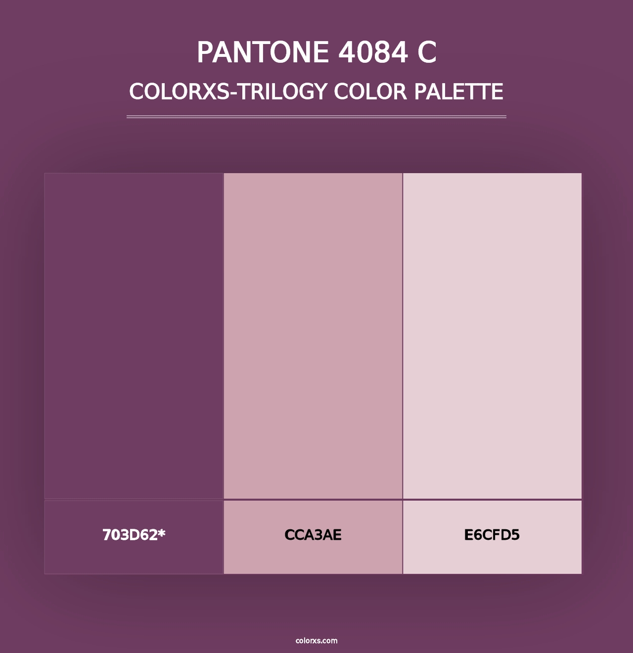 PANTONE 4084 C - Colorxs Trilogy Palette