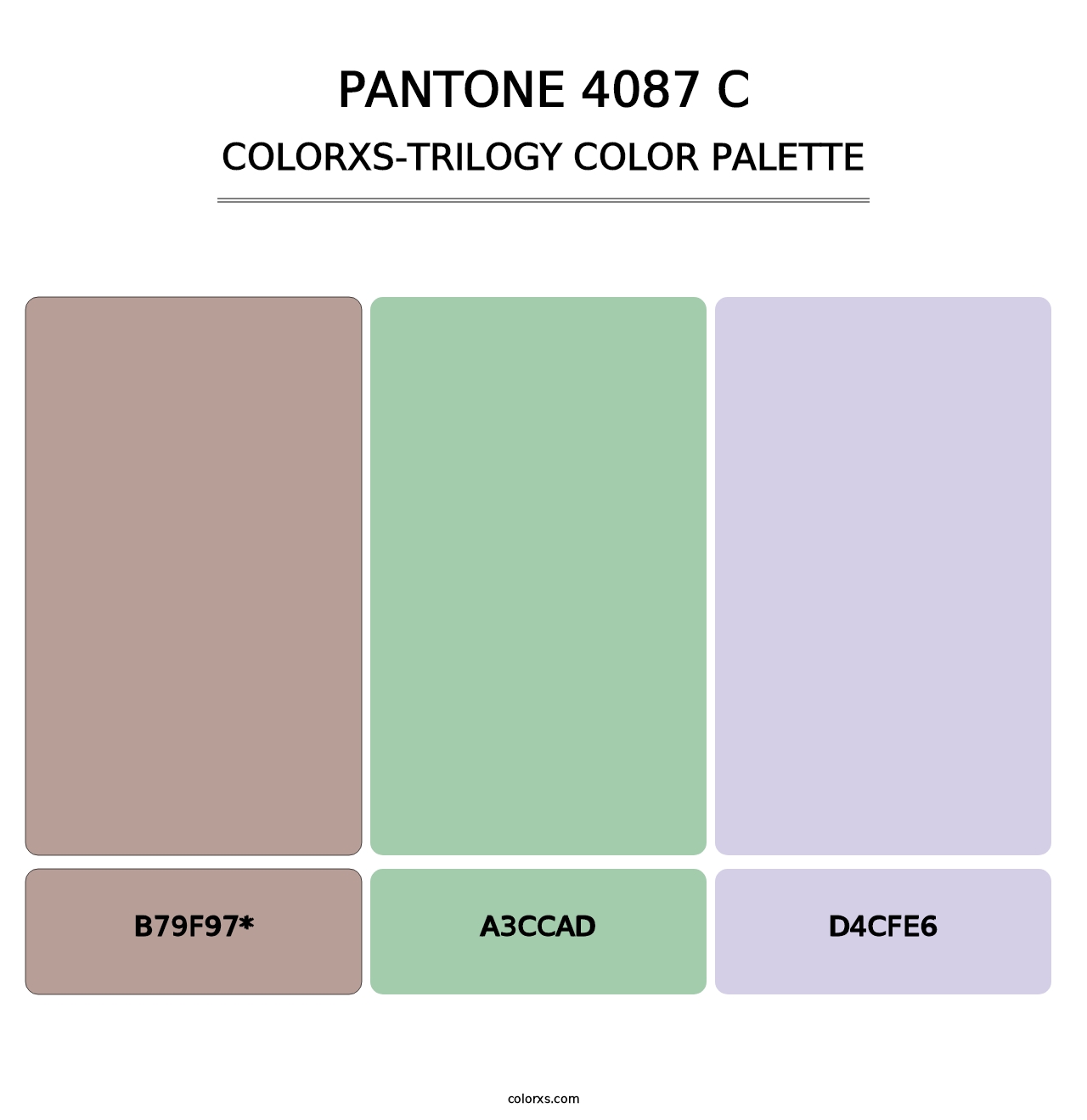 PANTONE 4087 C - Colorxs Trilogy Palette