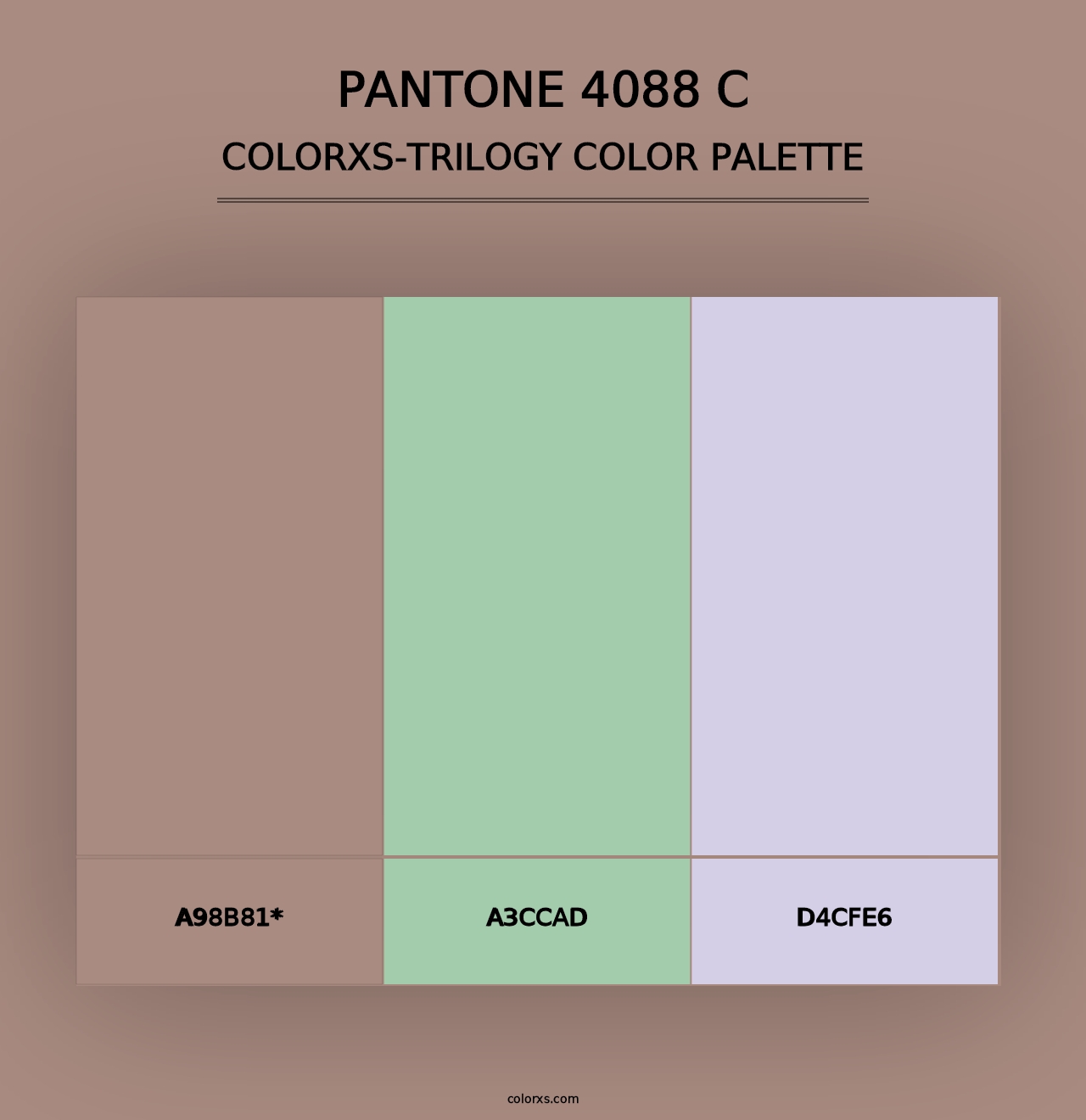 PANTONE 4088 C - Colorxs Trilogy Palette