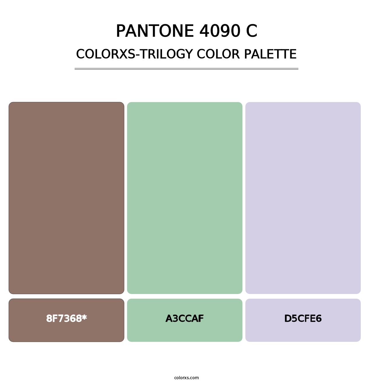 PANTONE 4090 C - Colorxs Trilogy Palette