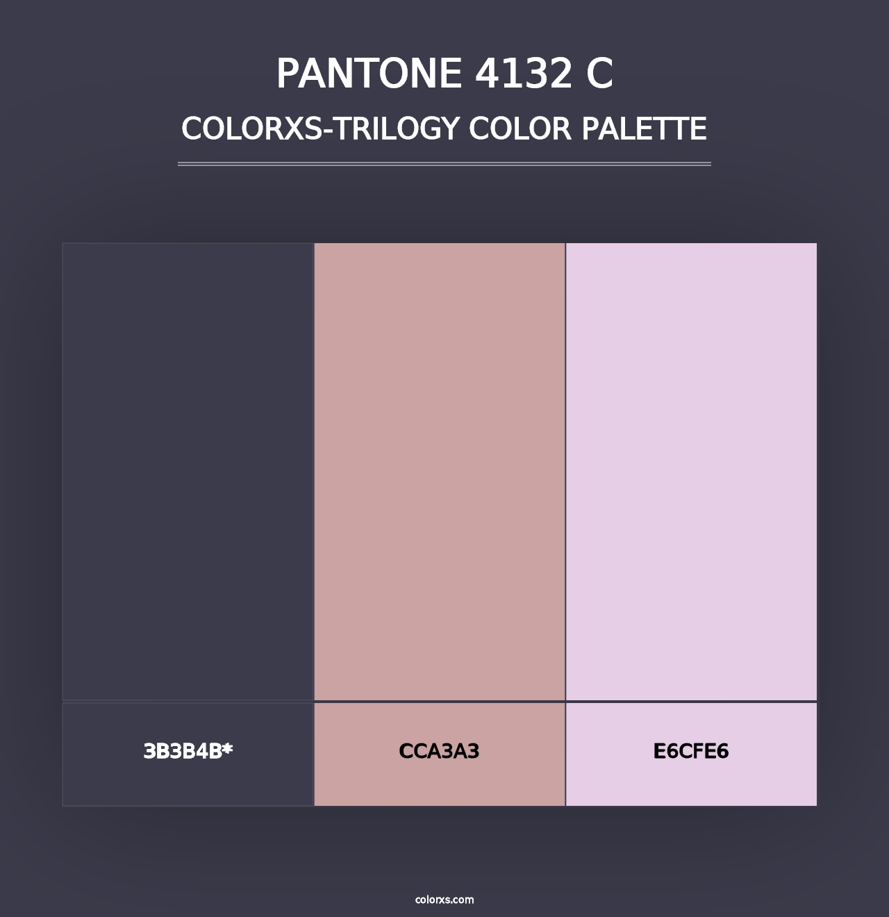 PANTONE 4132 C - Colorxs Trilogy Palette