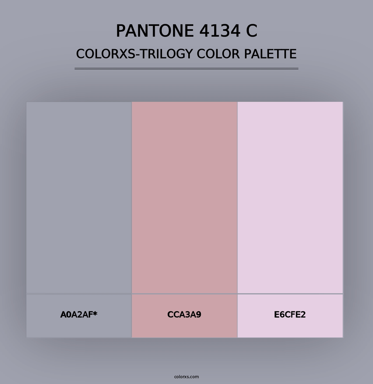 PANTONE 4134 C - Colorxs Trilogy Palette