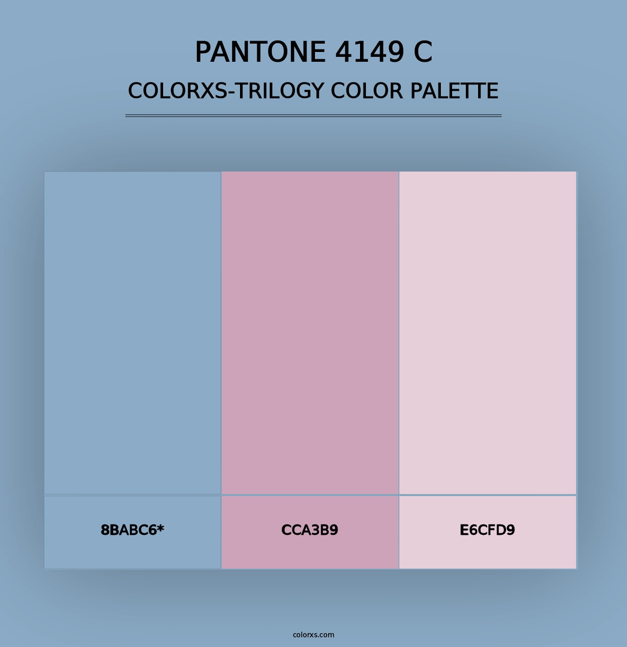 PANTONE 4149 C - Colorxs Trilogy Palette