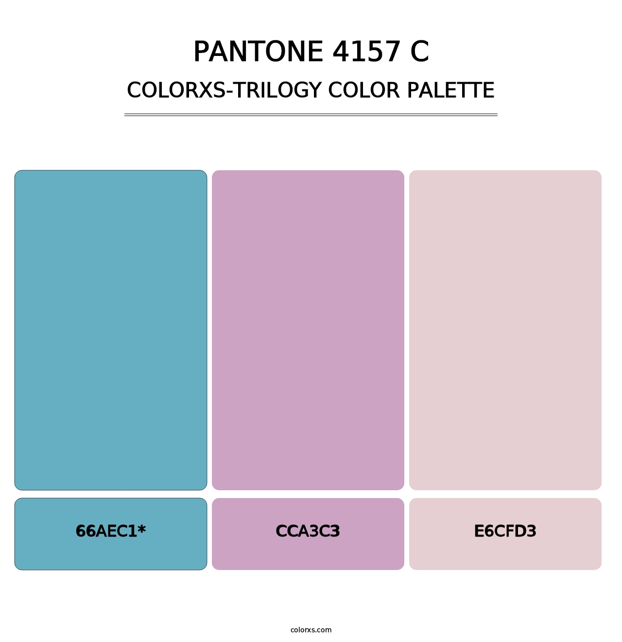 PANTONE 4157 C - Colorxs Trilogy Palette