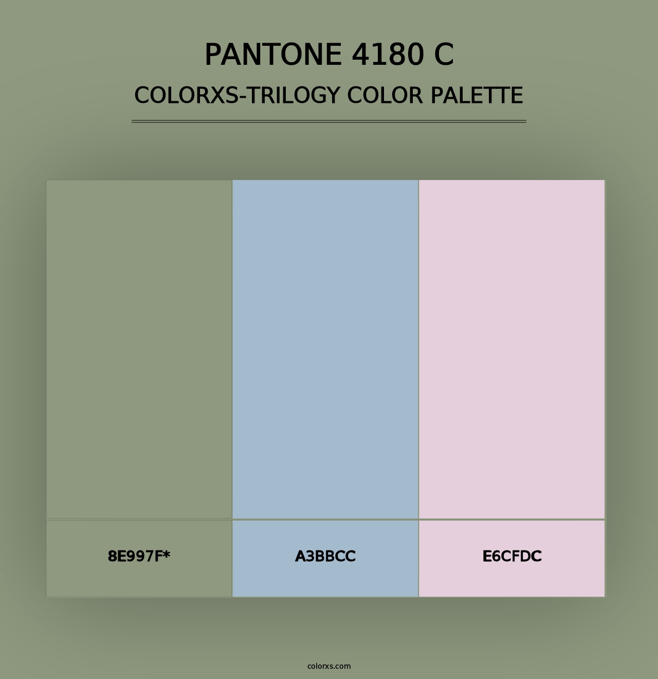 PANTONE 4180 C - Colorxs Trilogy Palette