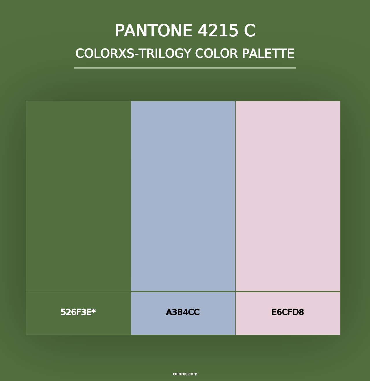 PANTONE 4215 C - Colorxs Trilogy Palette